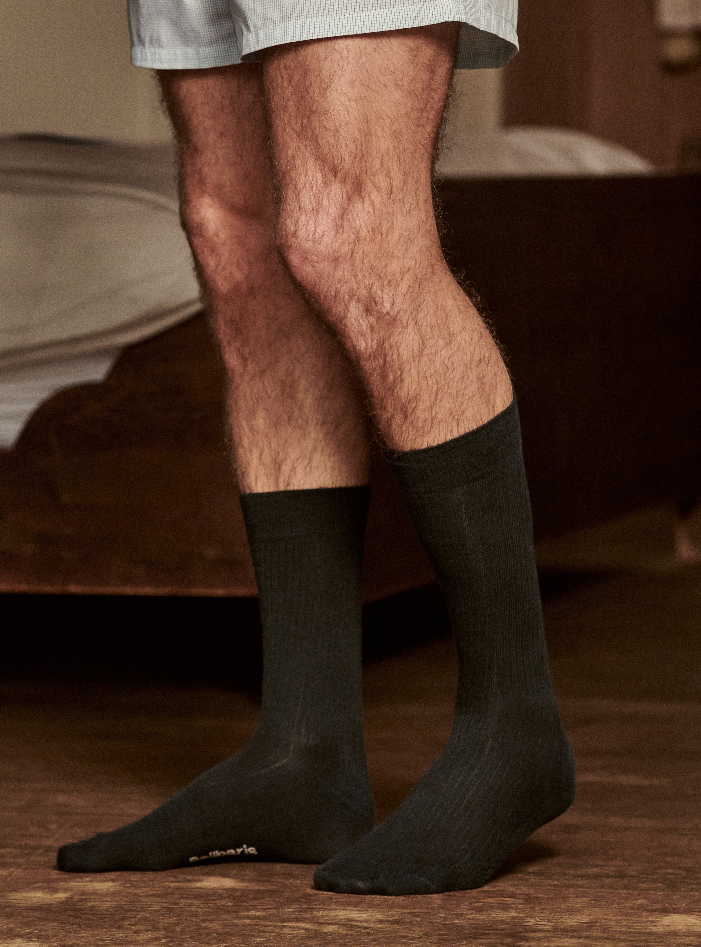Chaussettes Barnabé Navy-1