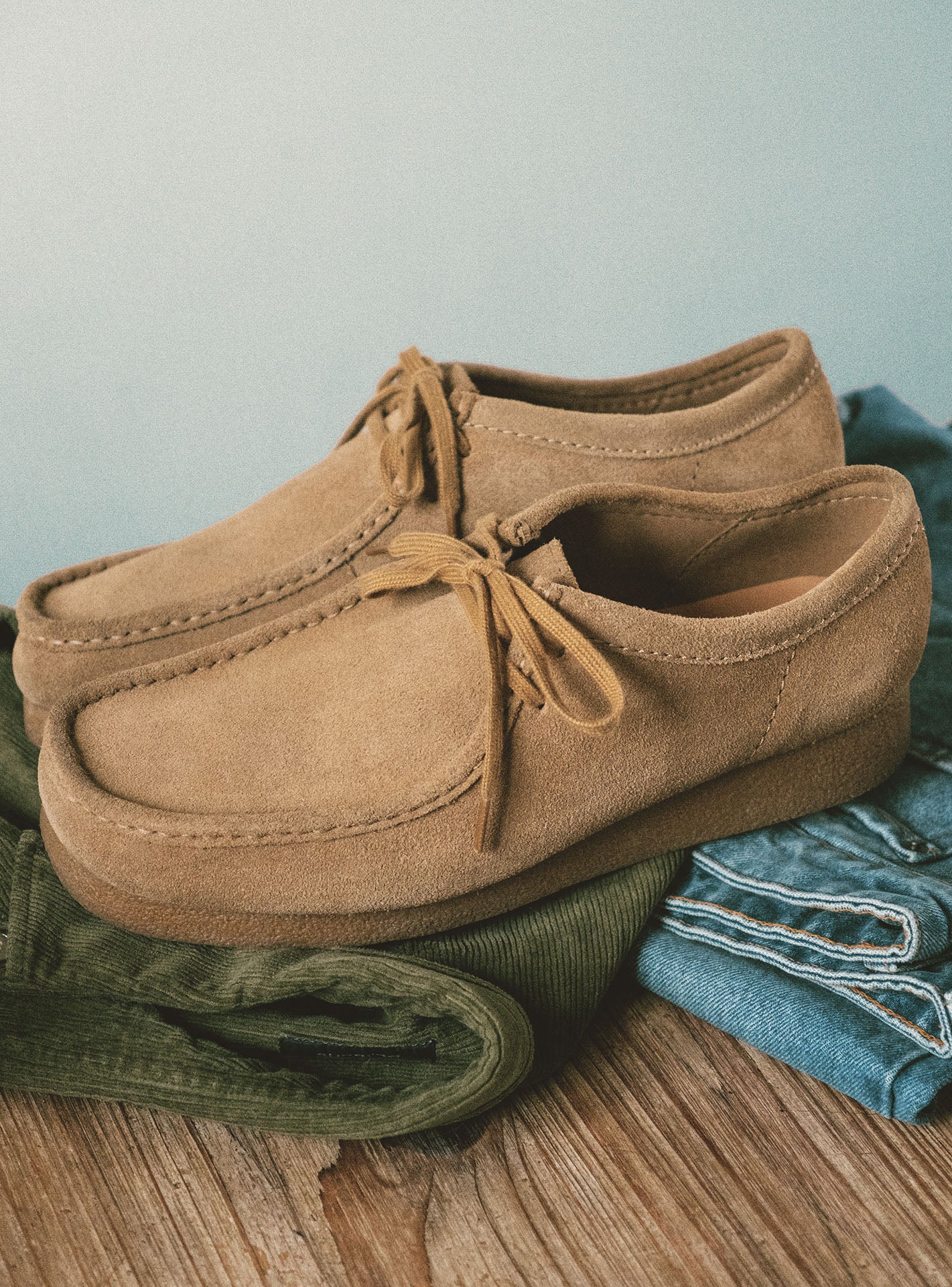 Chaussures Clarks Wallabee Dark Sand