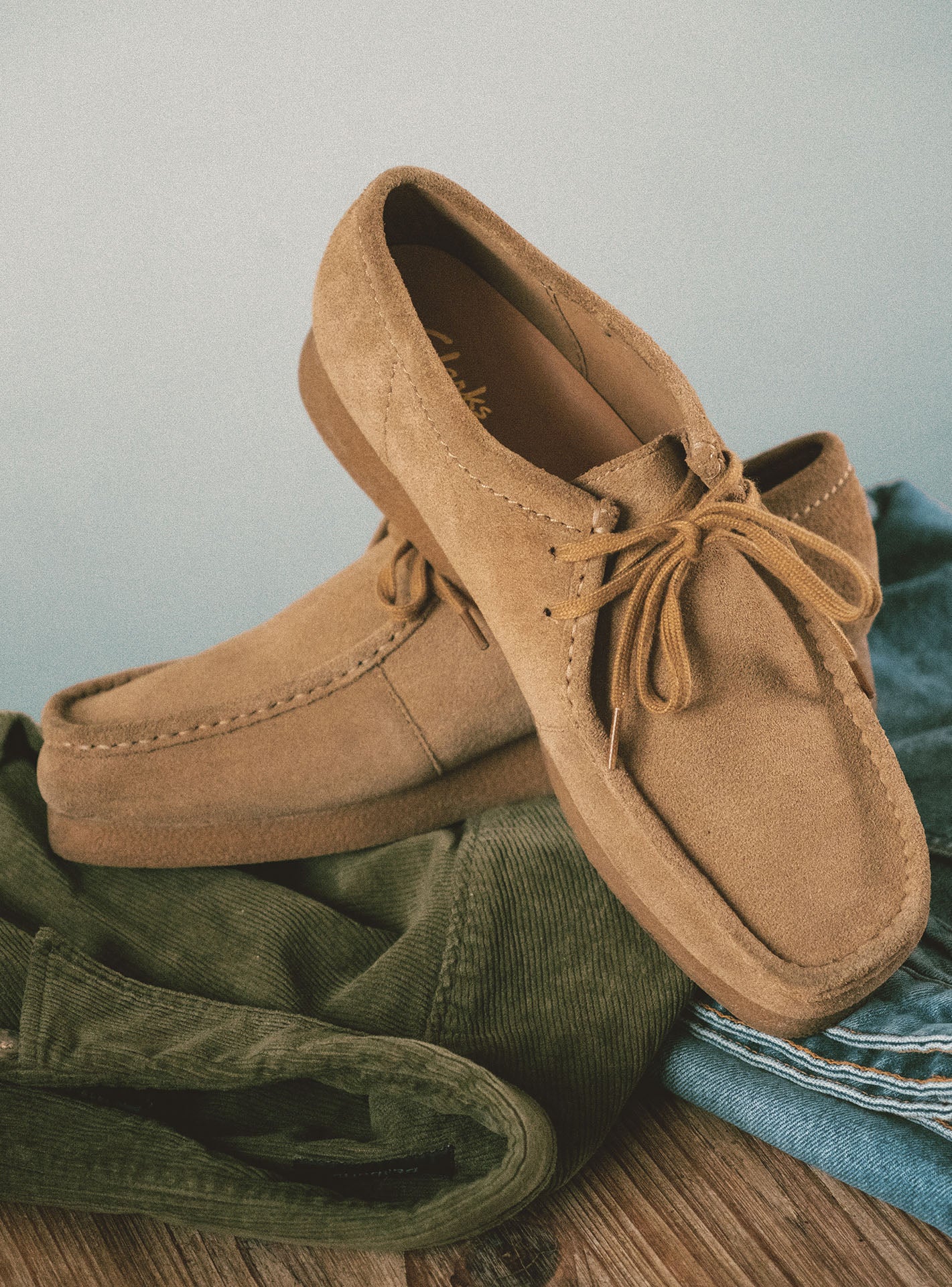 Chaussures Clarks Wallabee Dark Sand