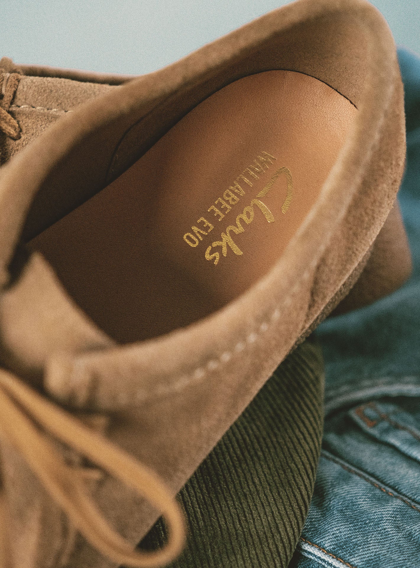 Chaussures Clarks Wallabee Dark Sand