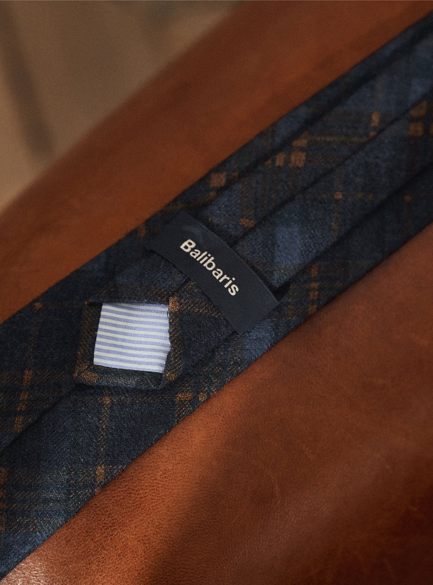 Nelson Navy/Olive Tie-2