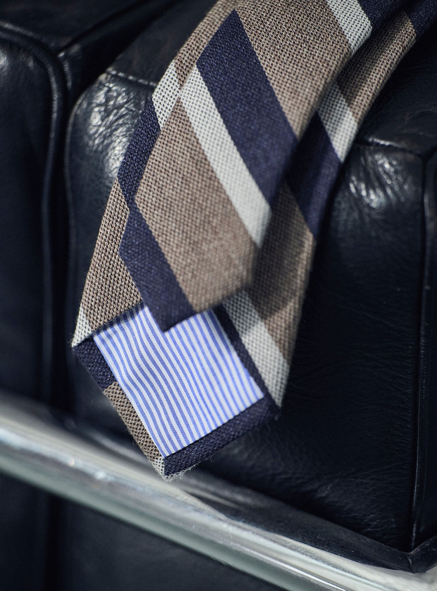 Cravate Nelson Navy/Sienna-2