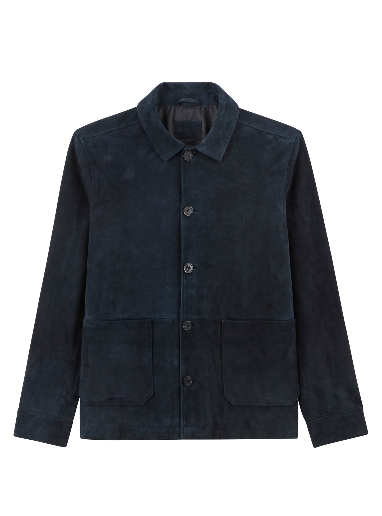 Barret Navy Leather Jacket