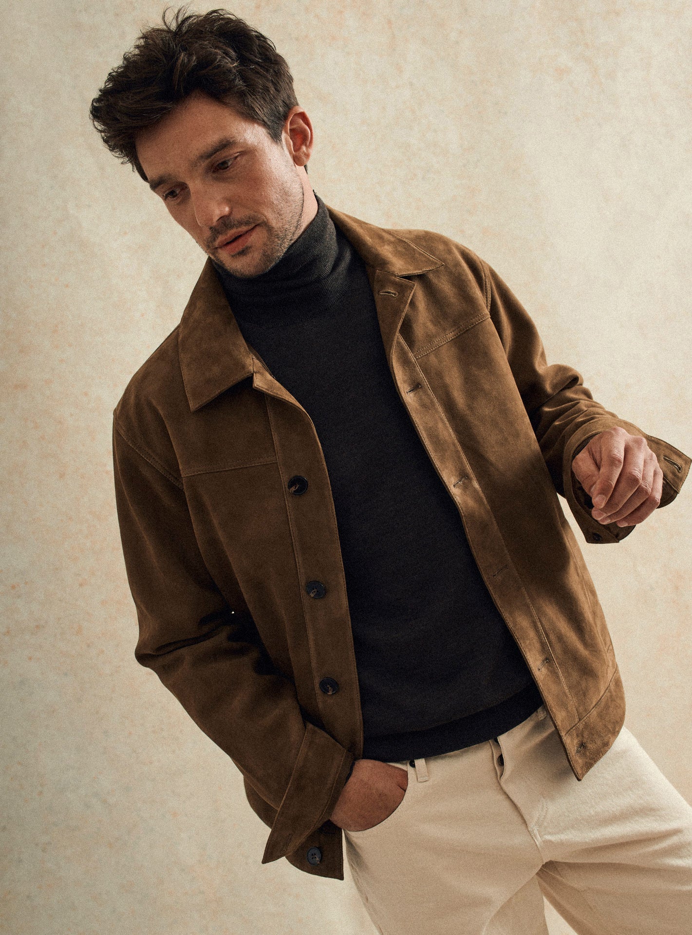 Simon Expresso Leather Jacket-1