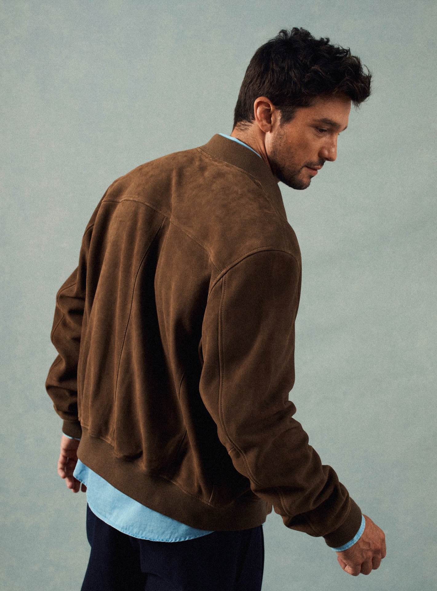 Nestor Brown Leather Jacket-5