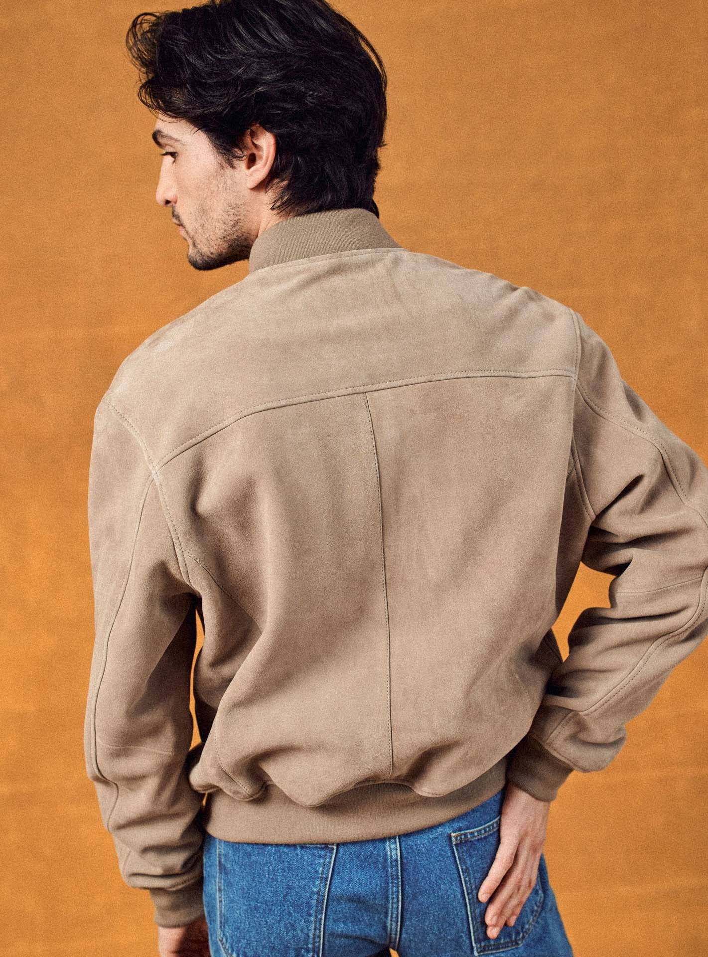 Nestor Bitumen Leather Jacket-6