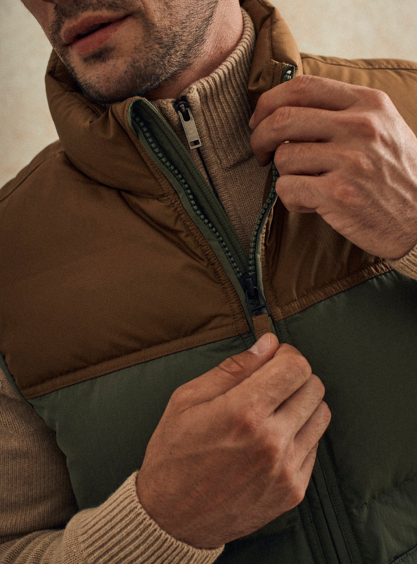 Doudoune Malo Khaki/Nuts-4