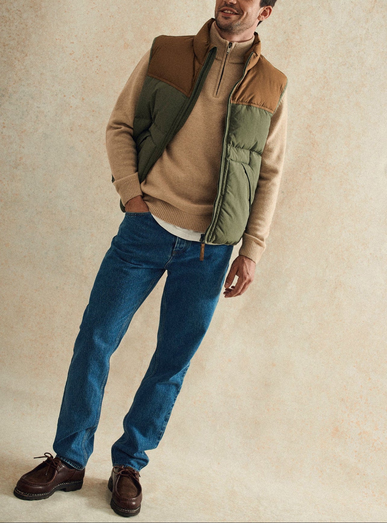 Doudoune Malo Khaki/Nuts-2