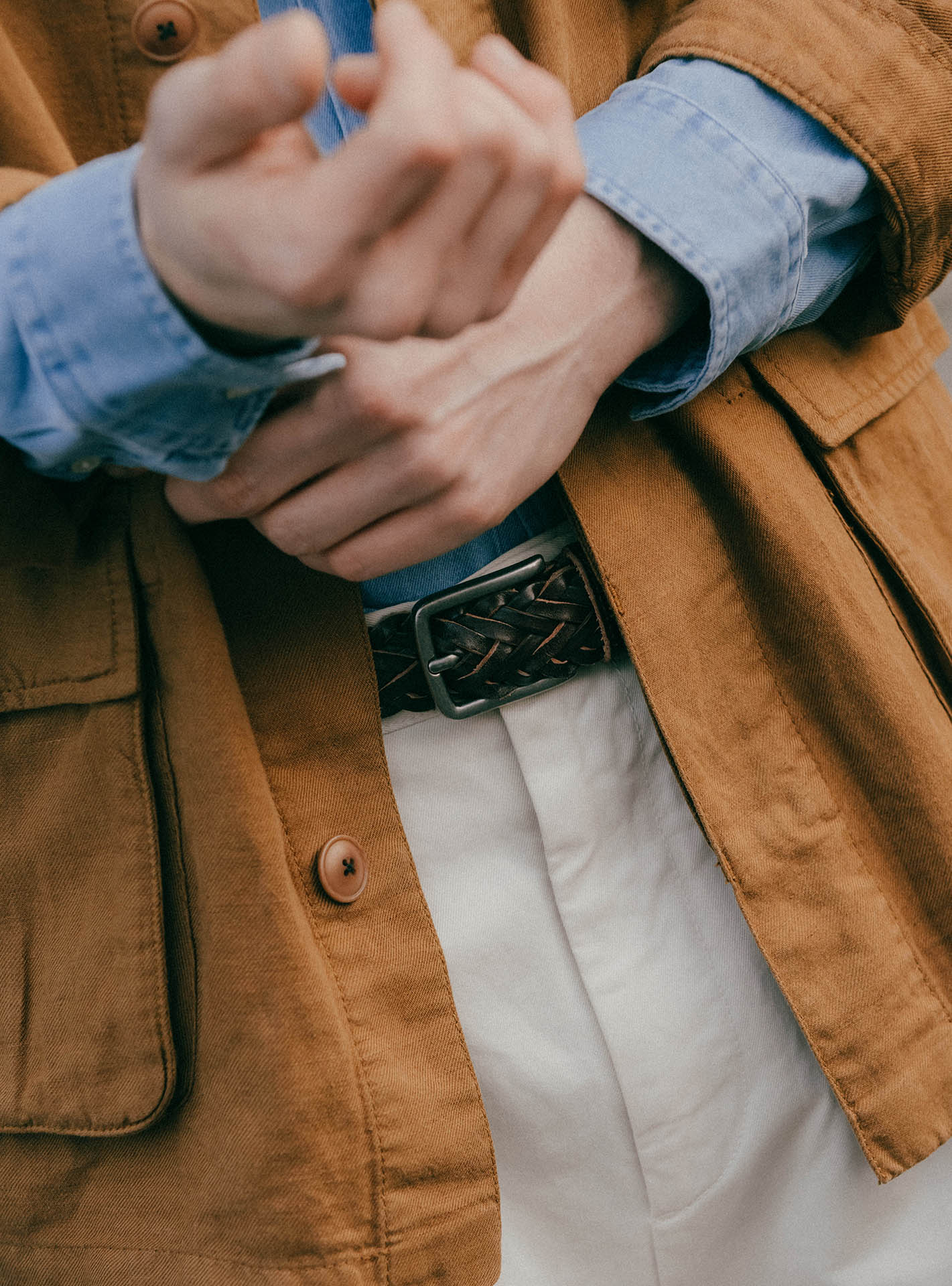 Blouson Aliocha Brun-3