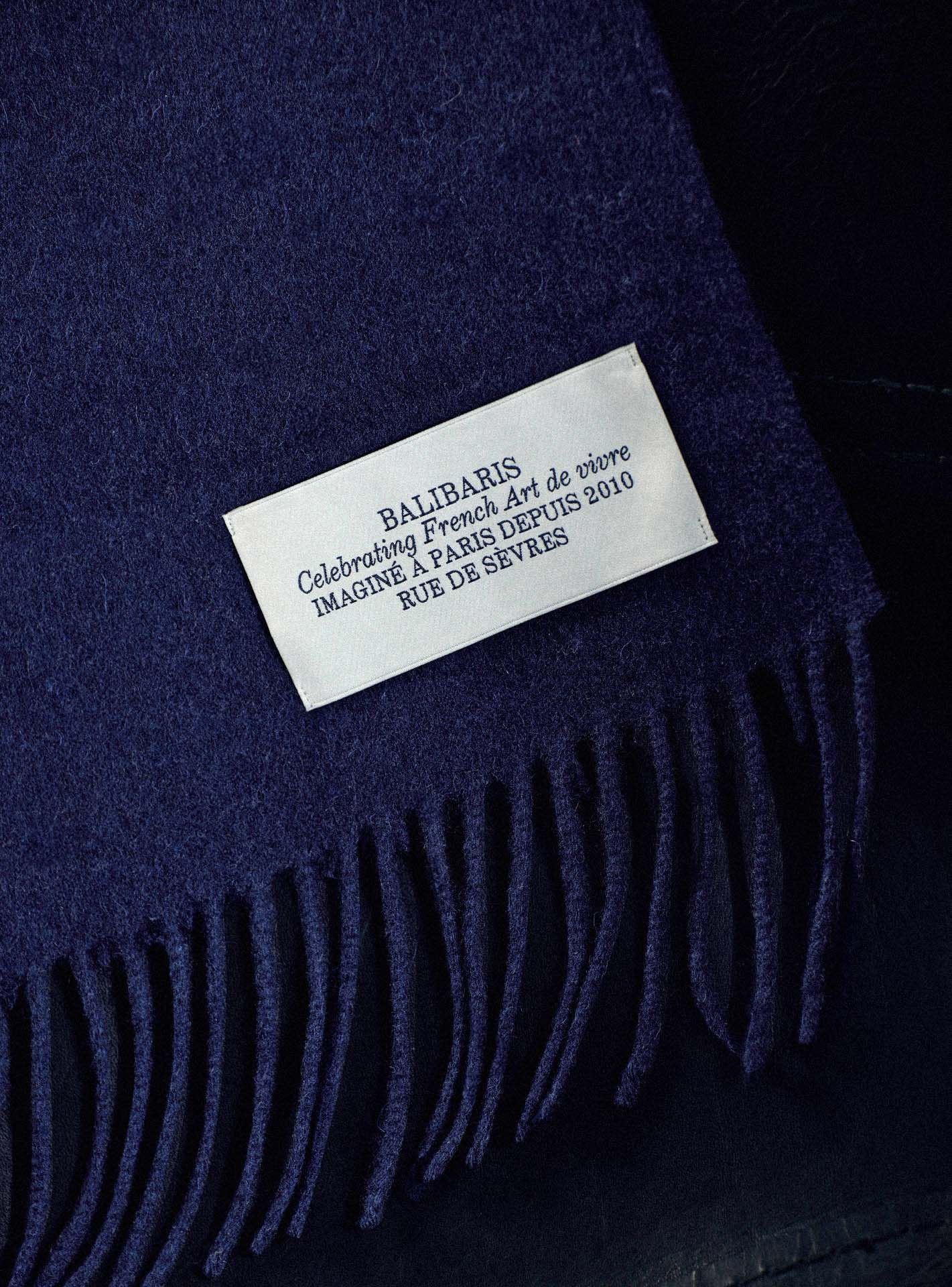 Florent Navy Scarf