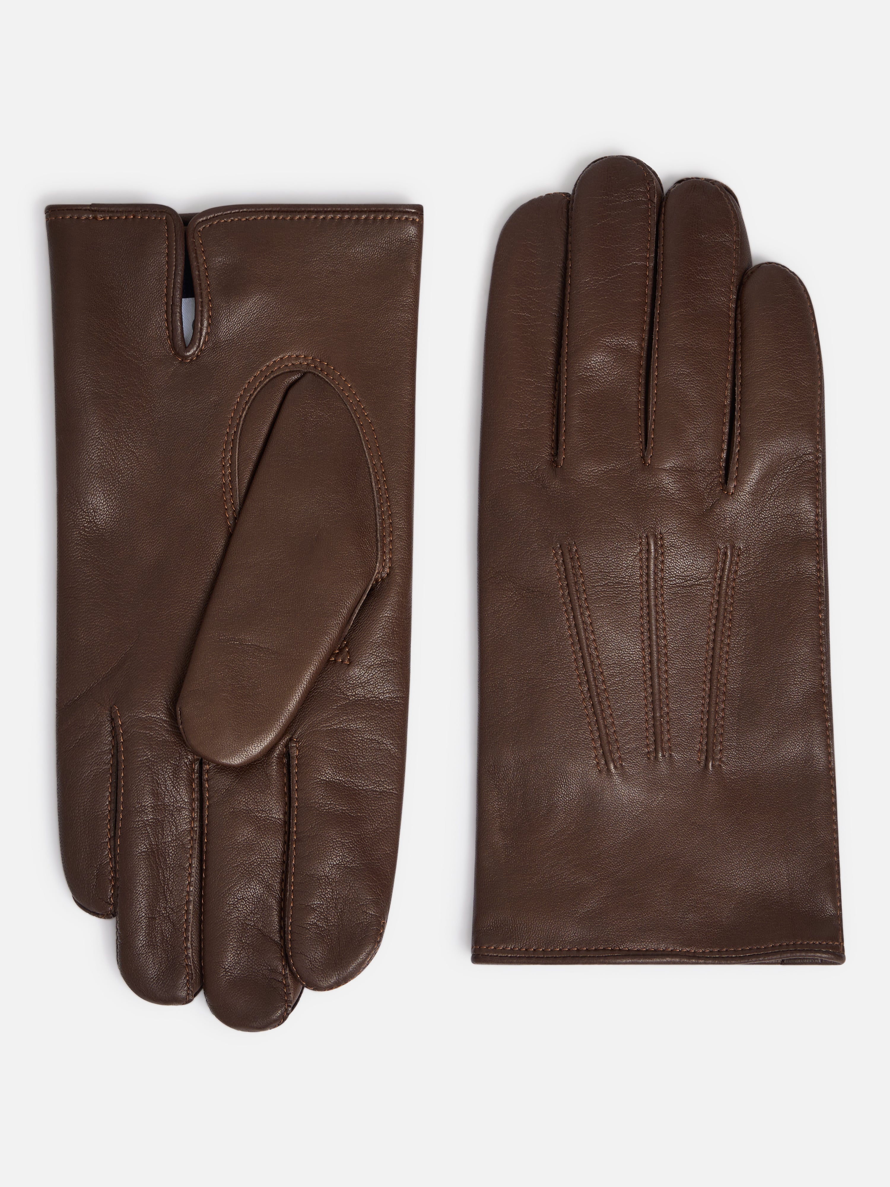 Gants Quentin Brown Lisse-1