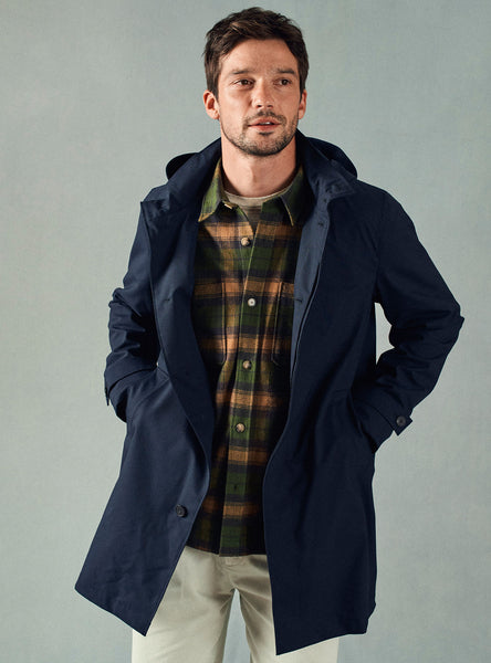 Travis Navy Raincoat | Balibaris