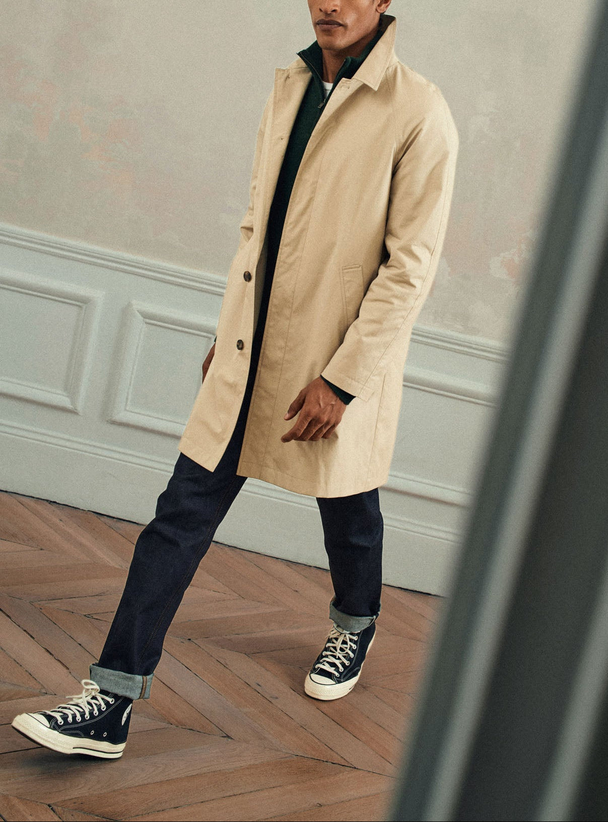 Valentin Beige Raincoat