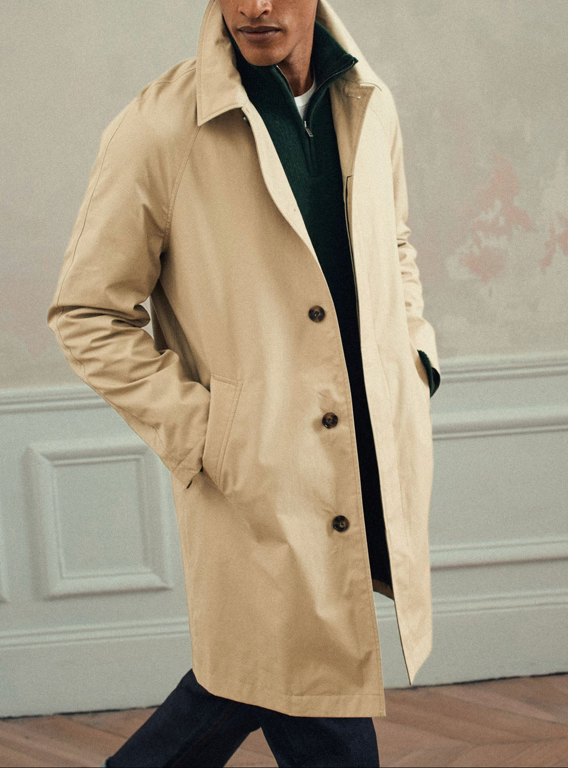 Valentin Beige Raincoat