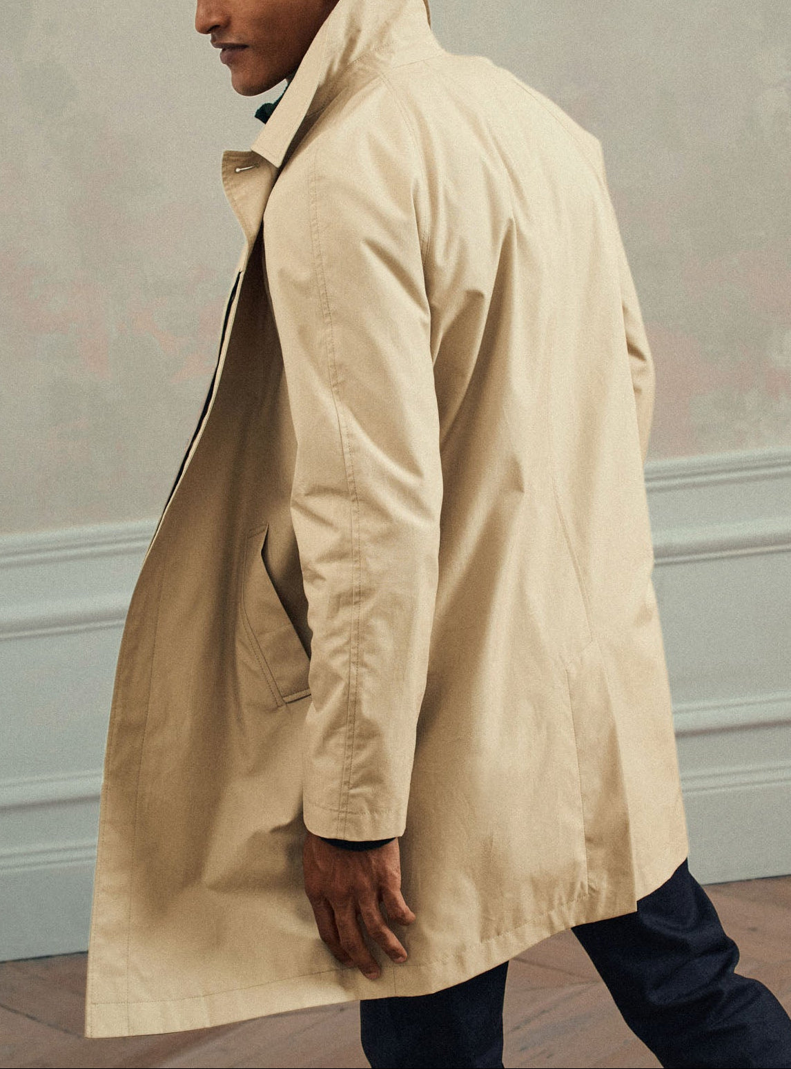 Valentin Beige Raincoat