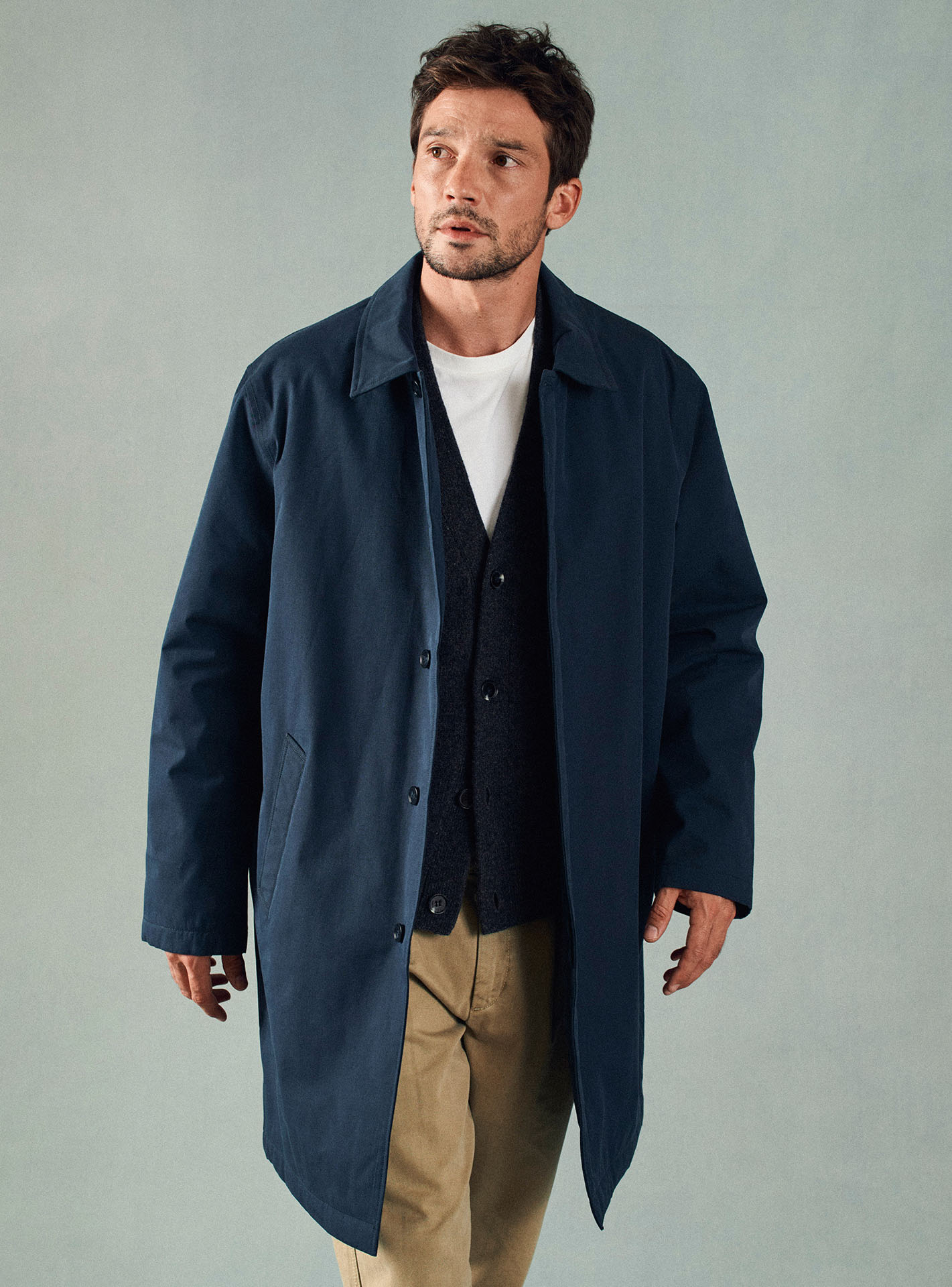 Imperméable Baptiste Navy-1