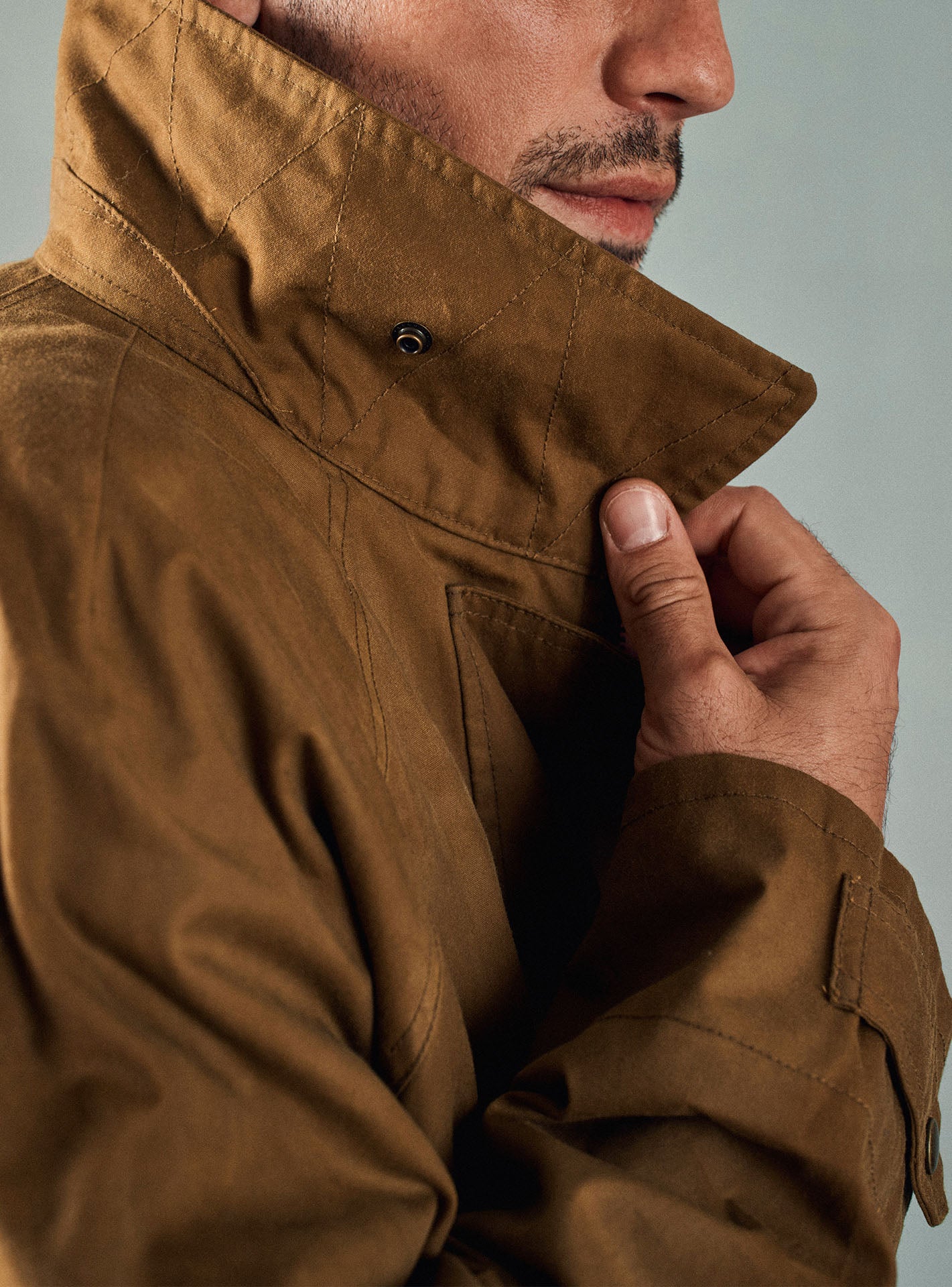 Imperméable Daryl Moutarde-2