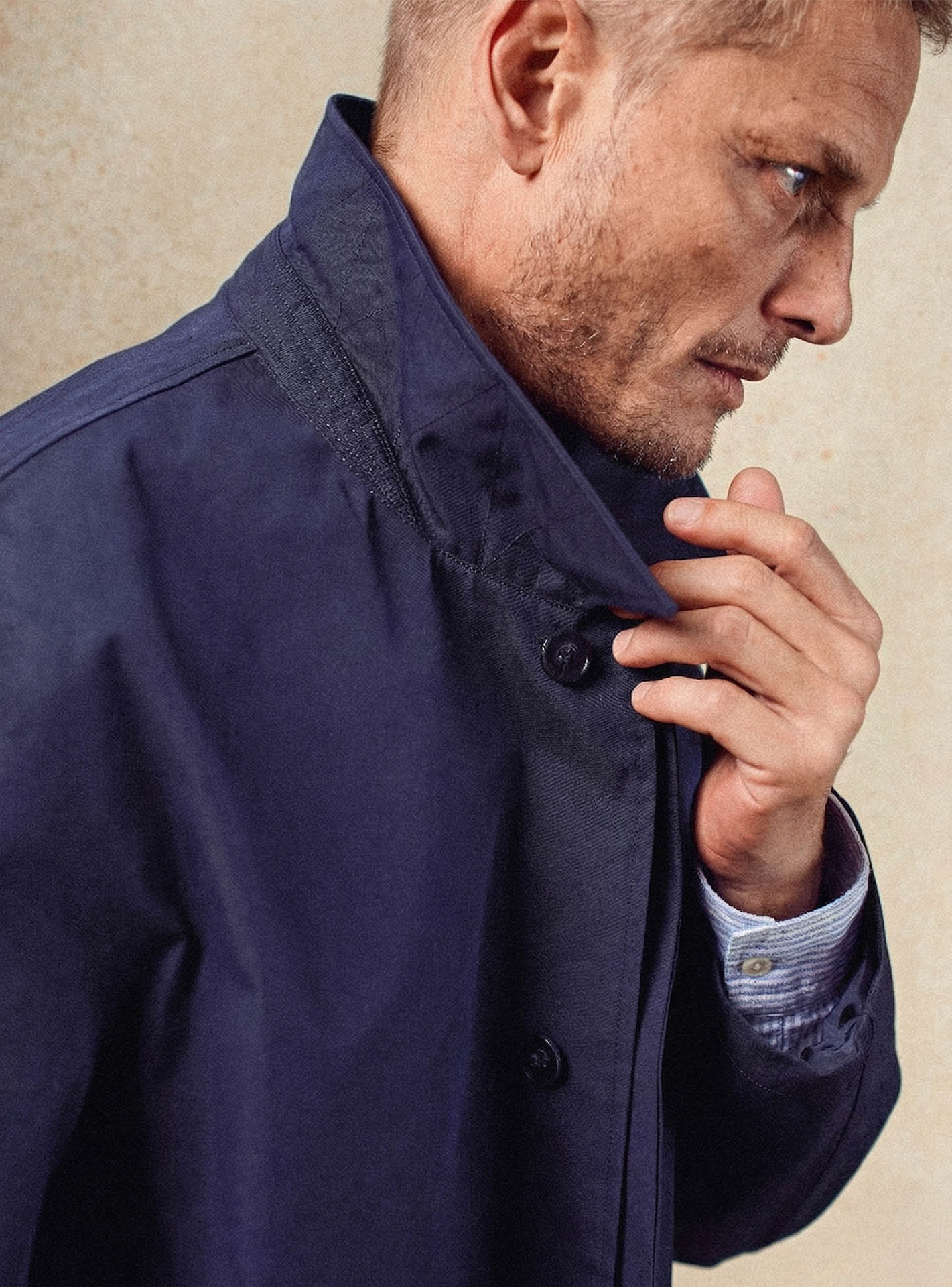 Imperméable Hadrien Navy-2