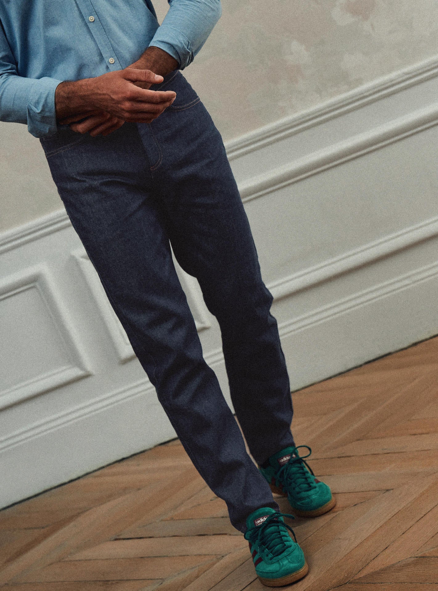 Joe Raw Denim Straight Jeans