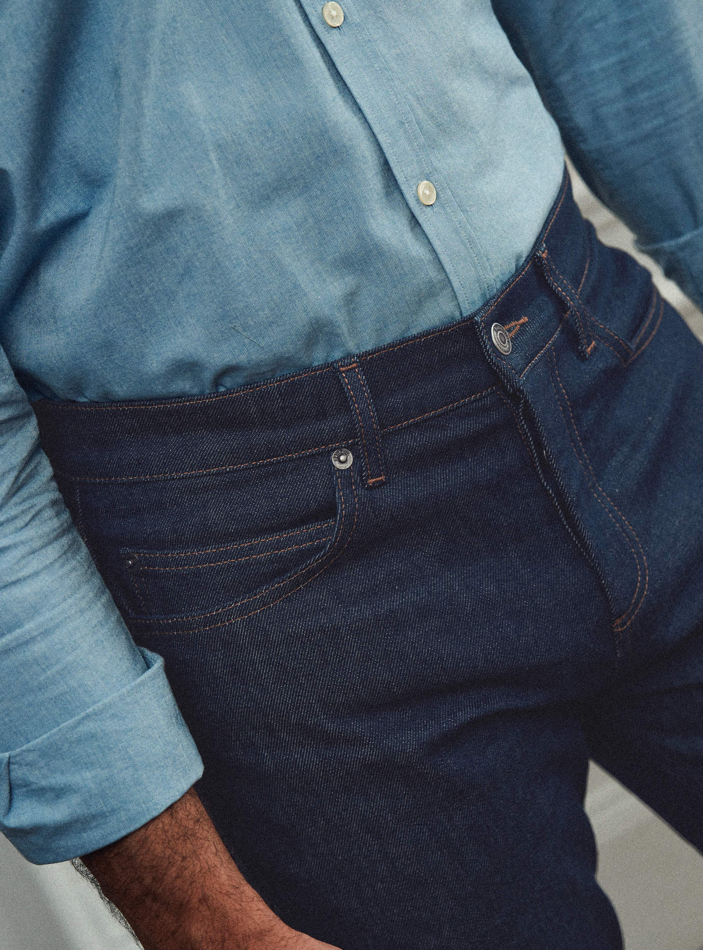 Joe Raw Denim Straight Jeans
