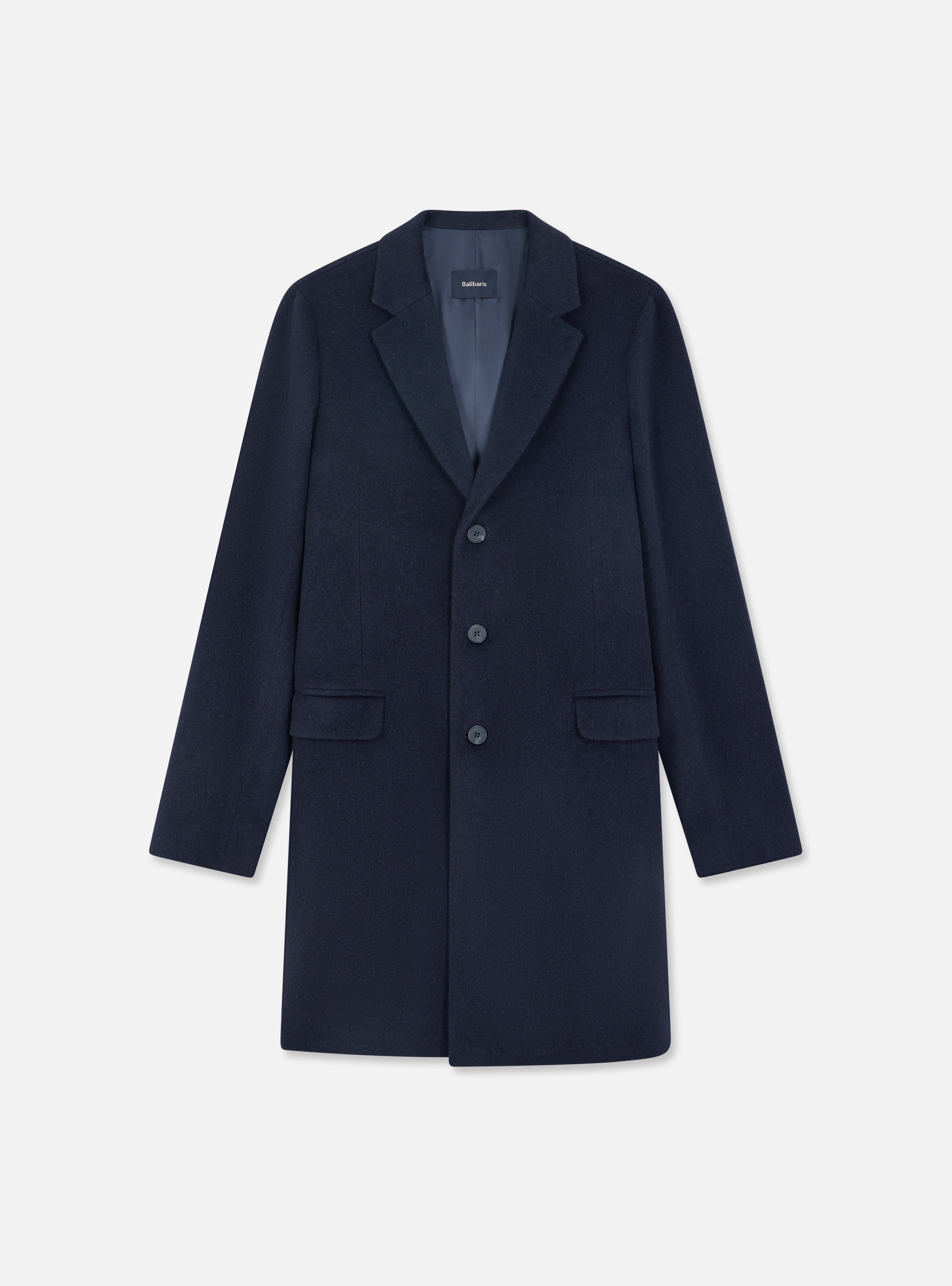 Manteau Tancrede Mixed Navy-1