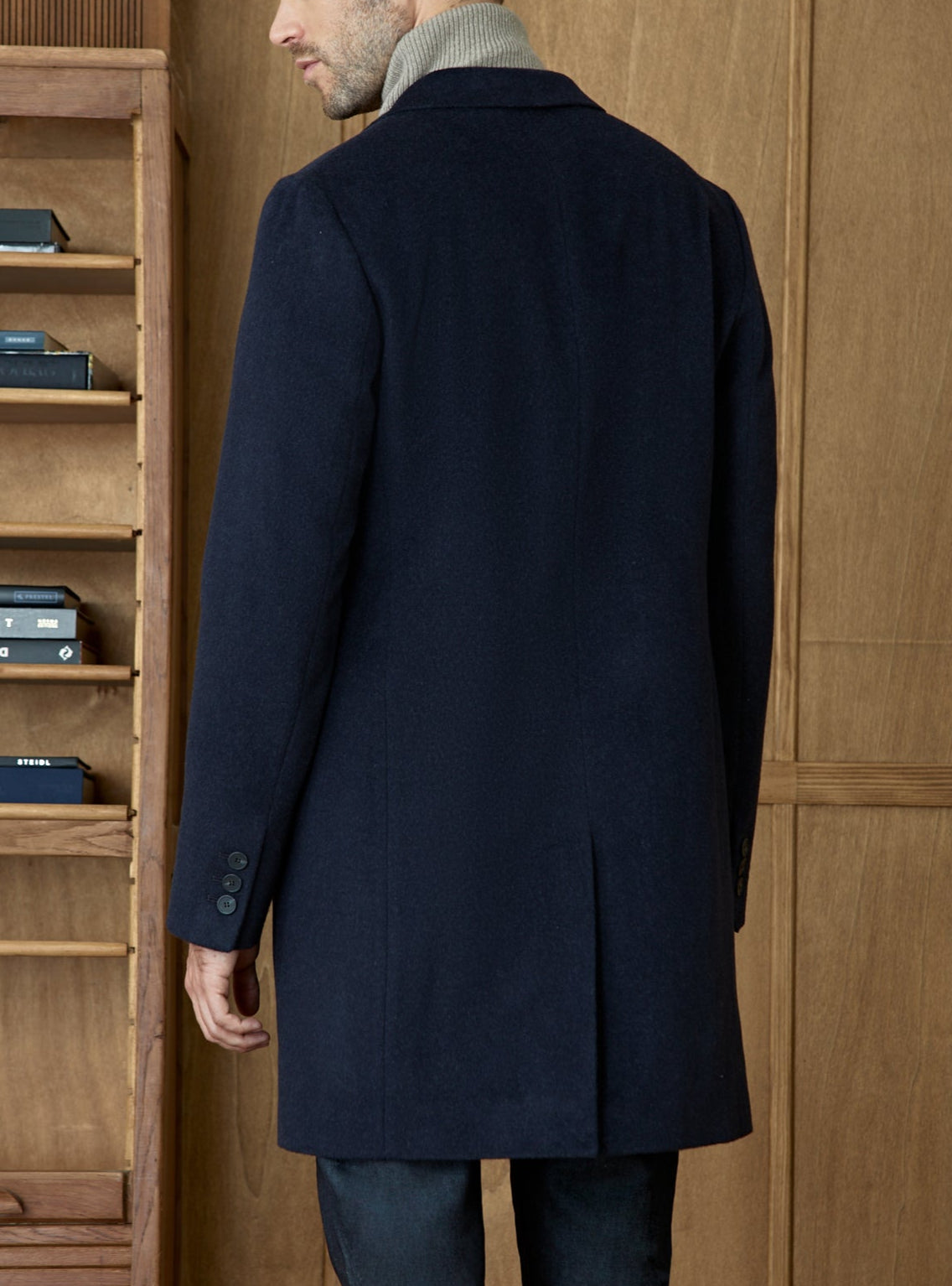 Manteau Tancrede Mixed Navy