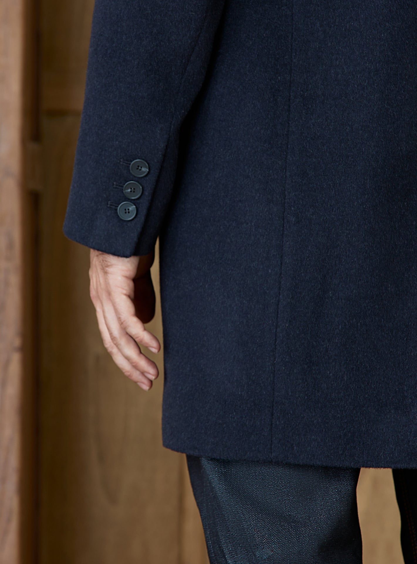 Manteau Tancrede Mixed Navy-6