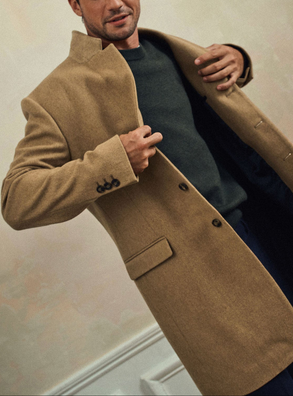 Camel Tancrede Coat-1
