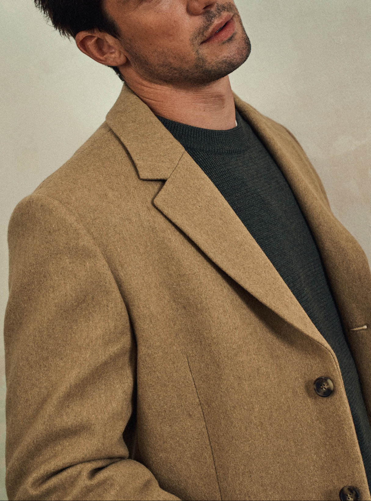Camel Tancrede Coat-3