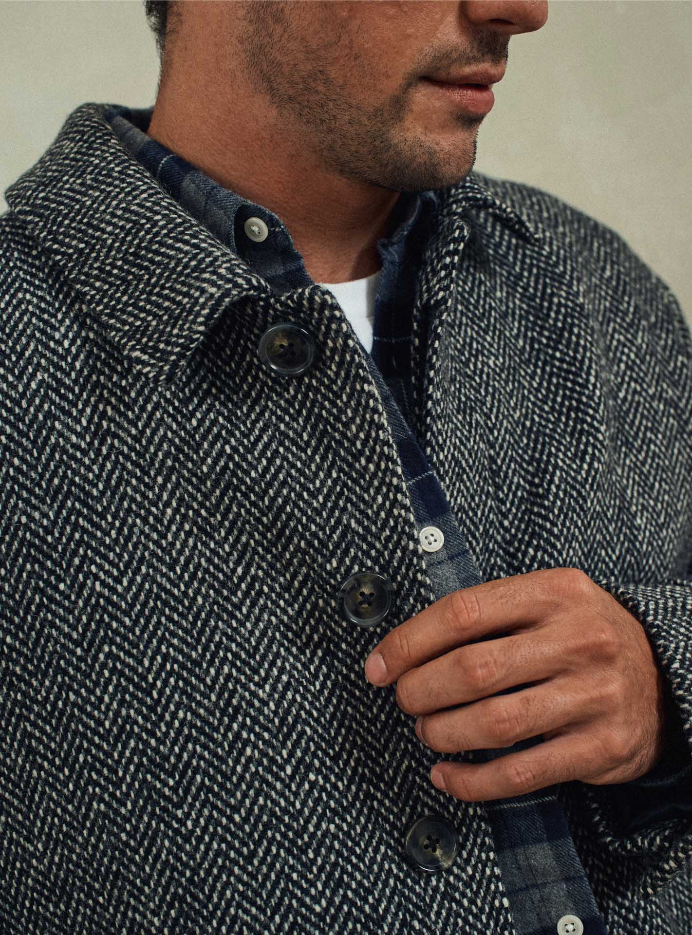 Manteau Oleg Mixed Grey-3