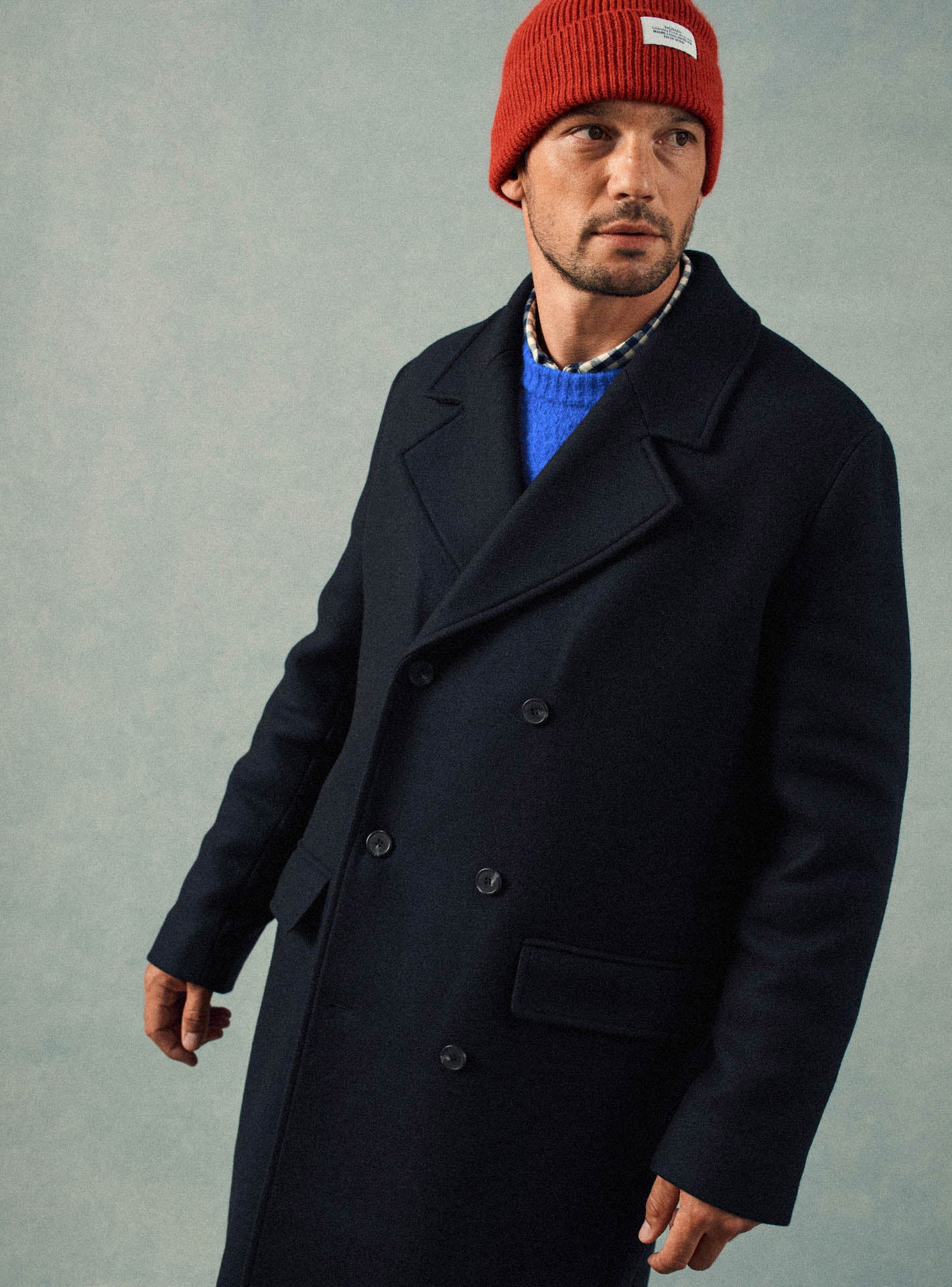 Maxence Navy Coat-5
