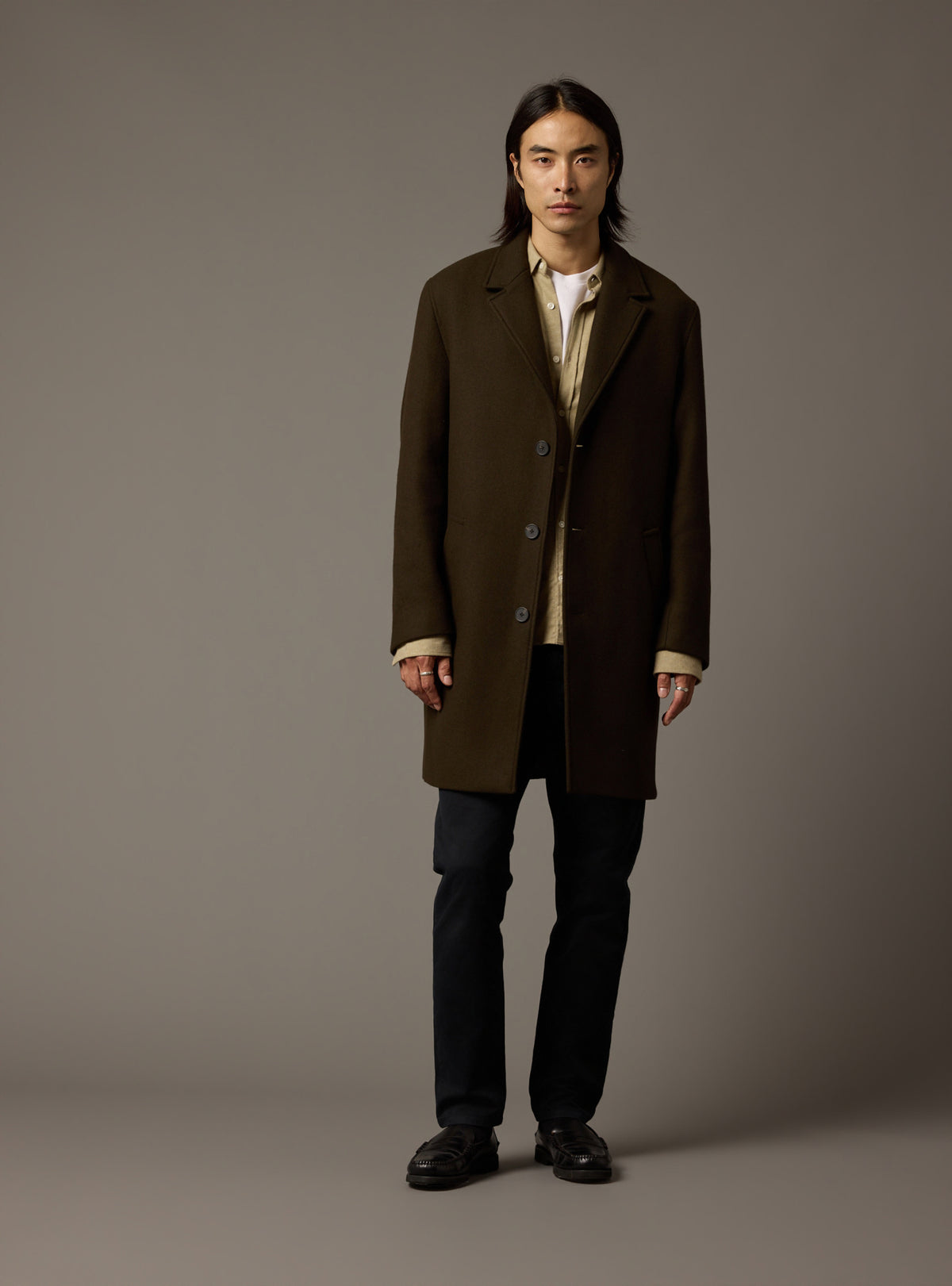 Alden Dark Khaki Coat