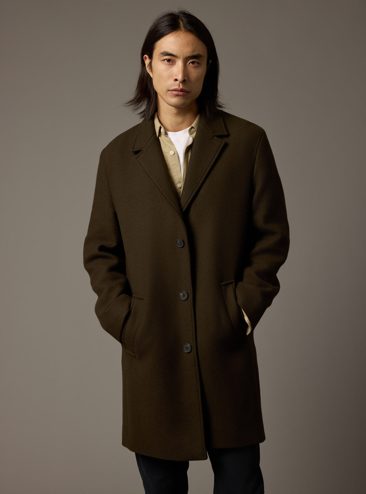 Alden Dark Khaki Coat