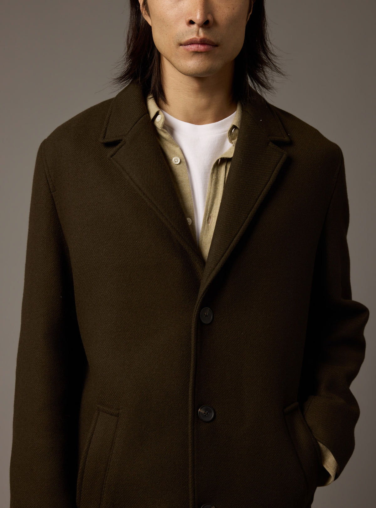 Alden Dark Khaki Coat-3