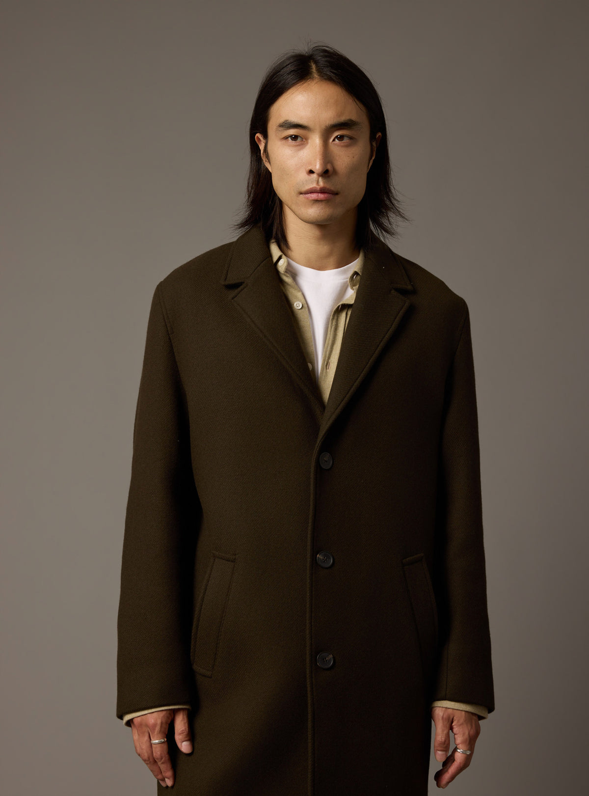 Alden Dark Khaki Coat