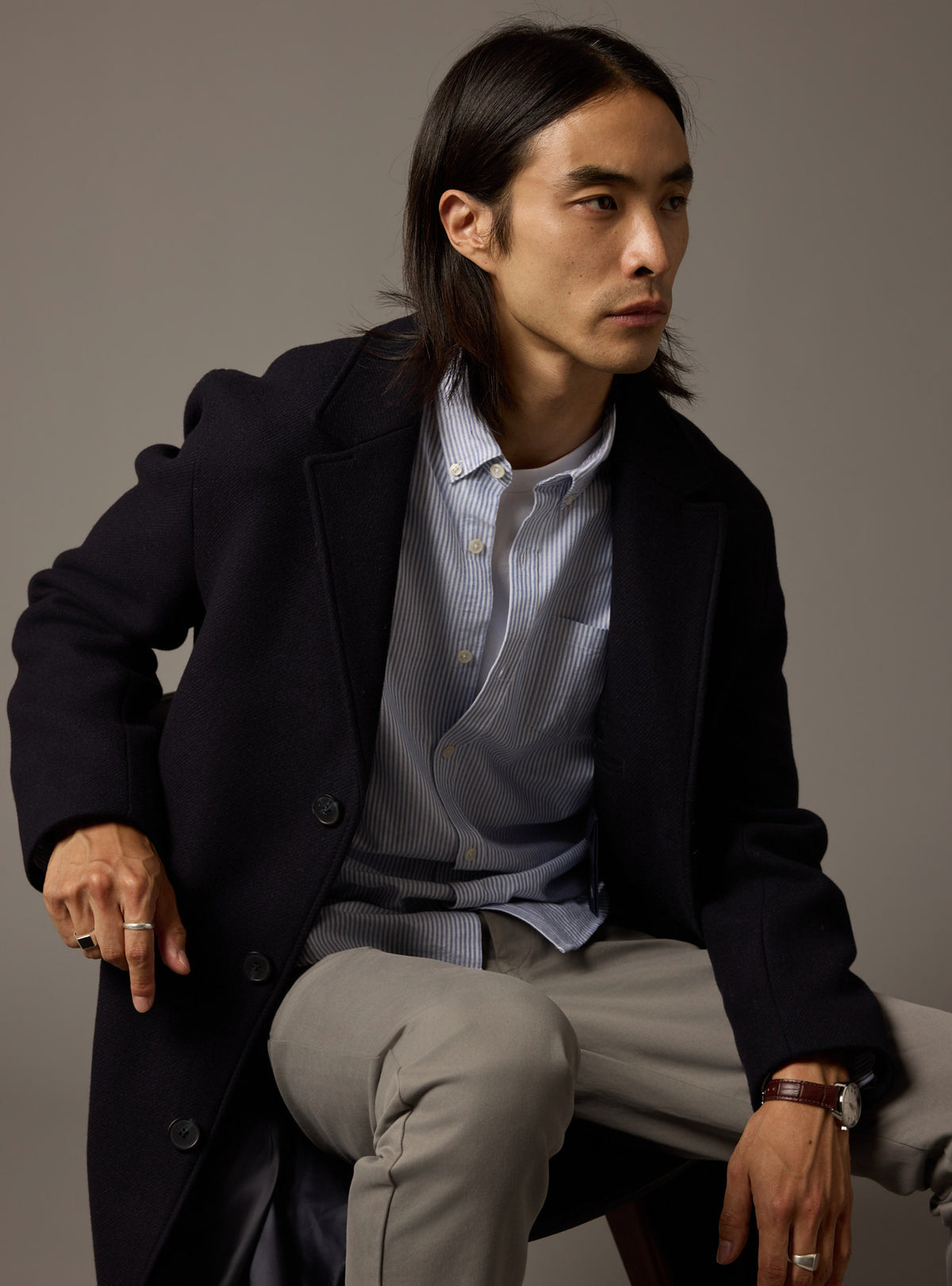 Alden Navy Coat