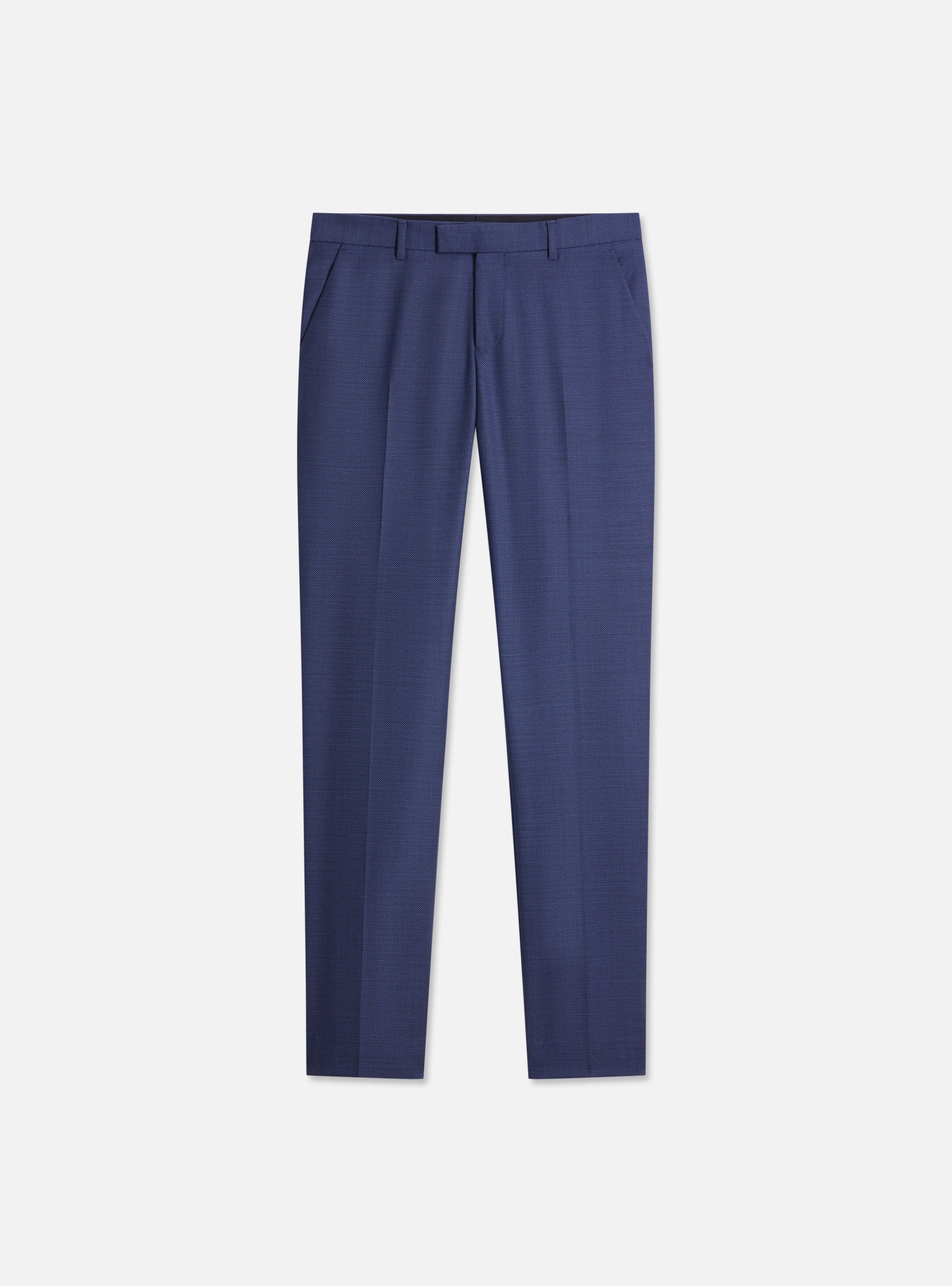 Pantalon de Costume Caviar Blue Melanged-5