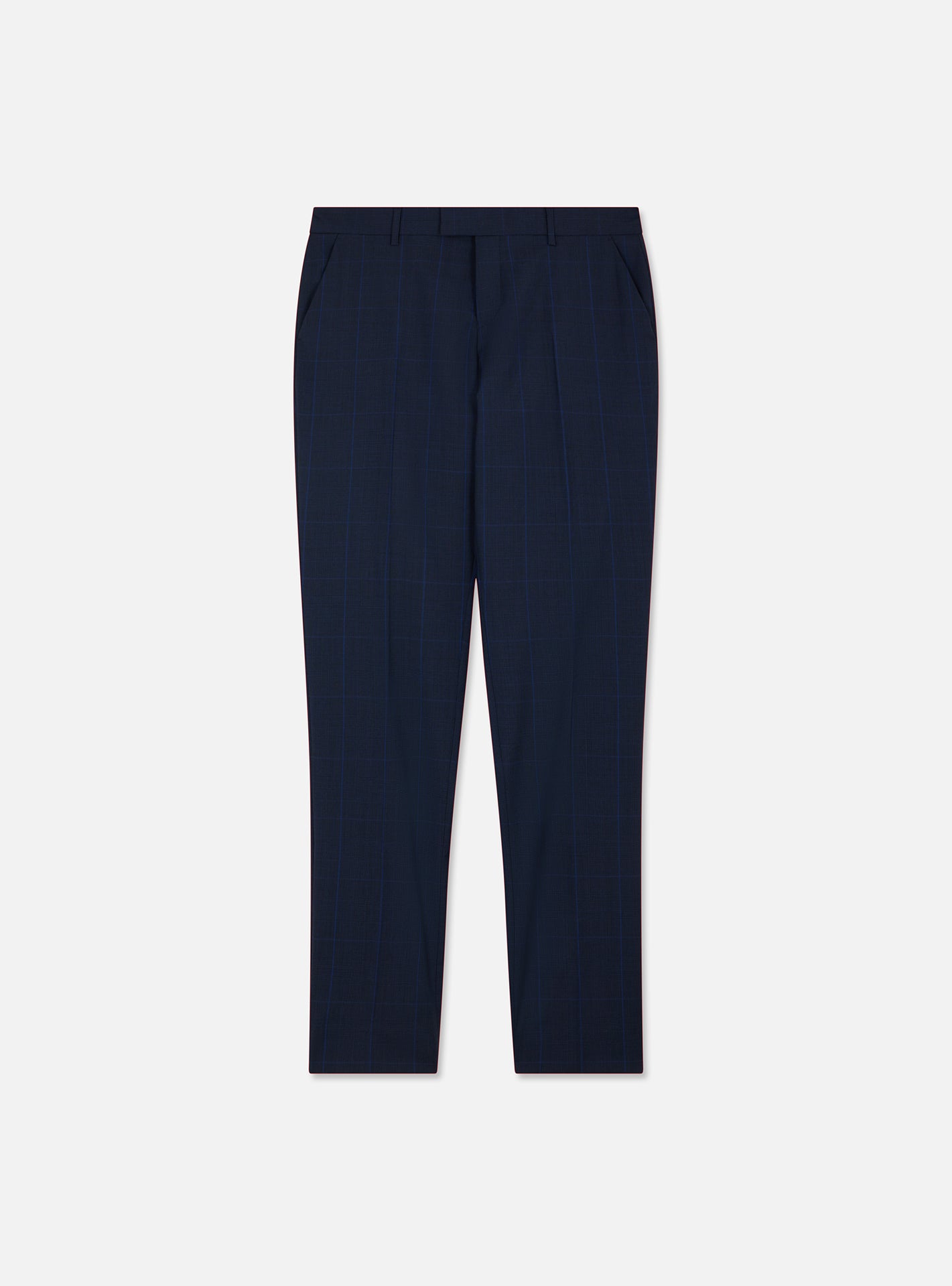 Pantalon de costume Navy Prince de Galles-4