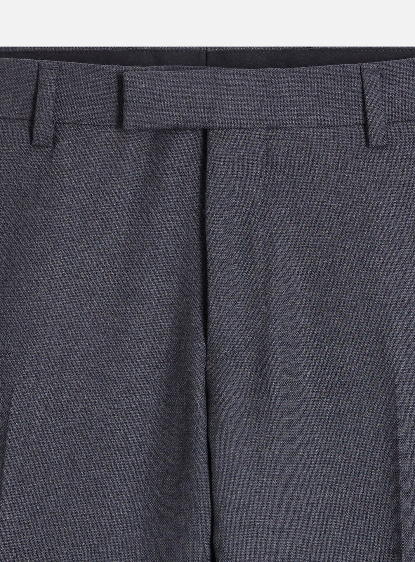 Pantalon de Costume en laine Anthracite Chiné
