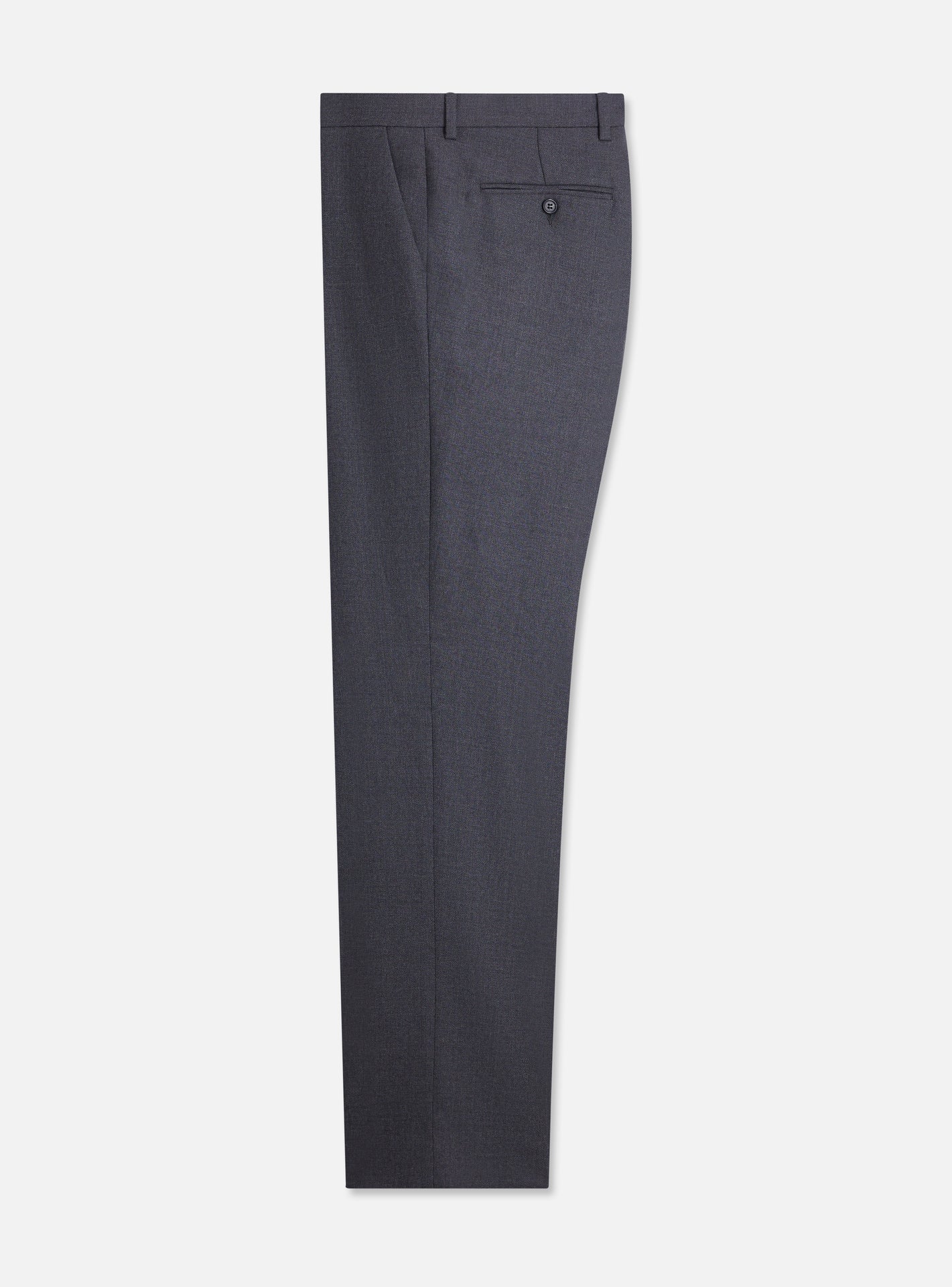 Pantalon de Costume en laine Anthracite Chiné-6