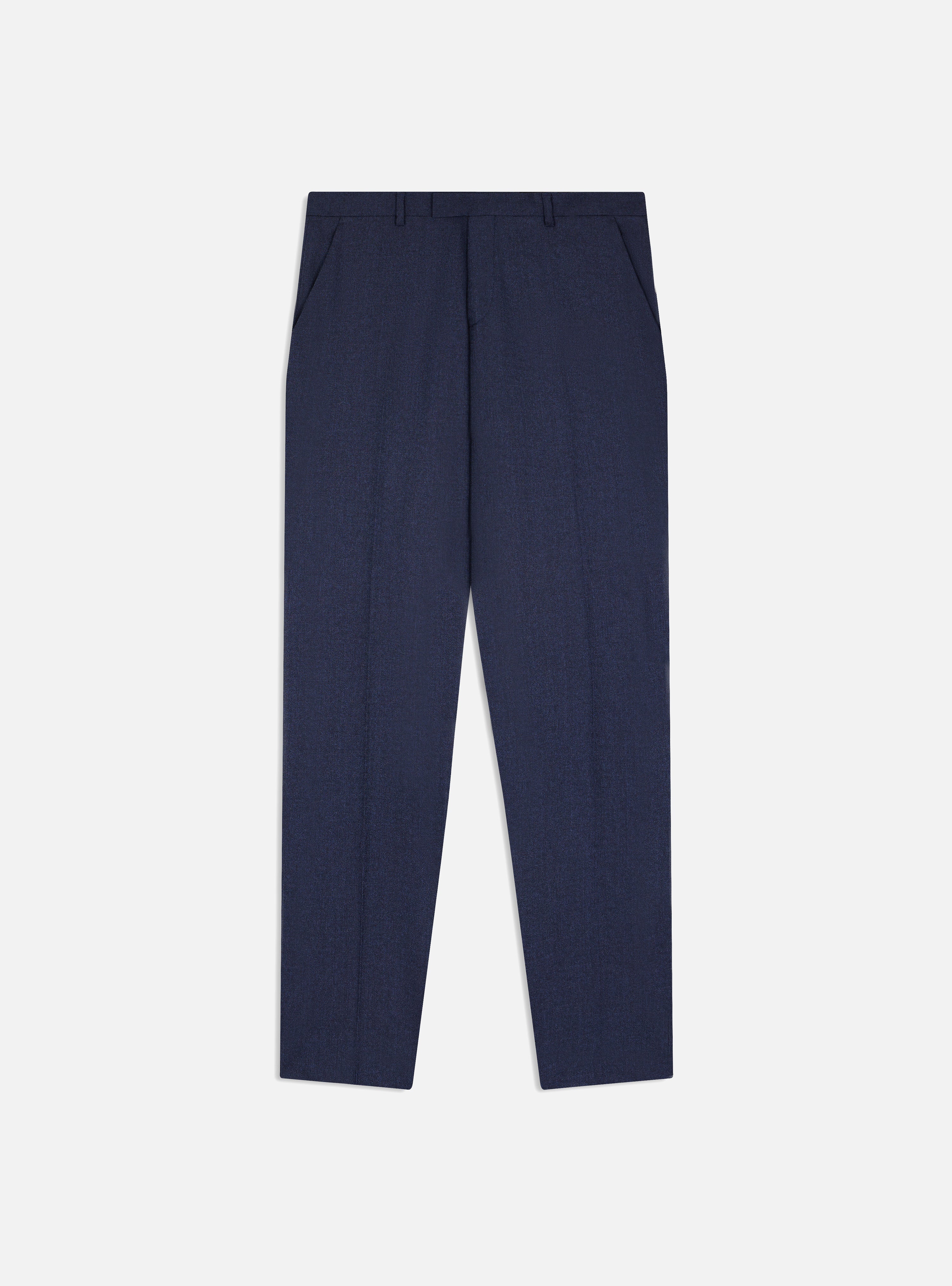 Navy Flannel Suit Pants-6