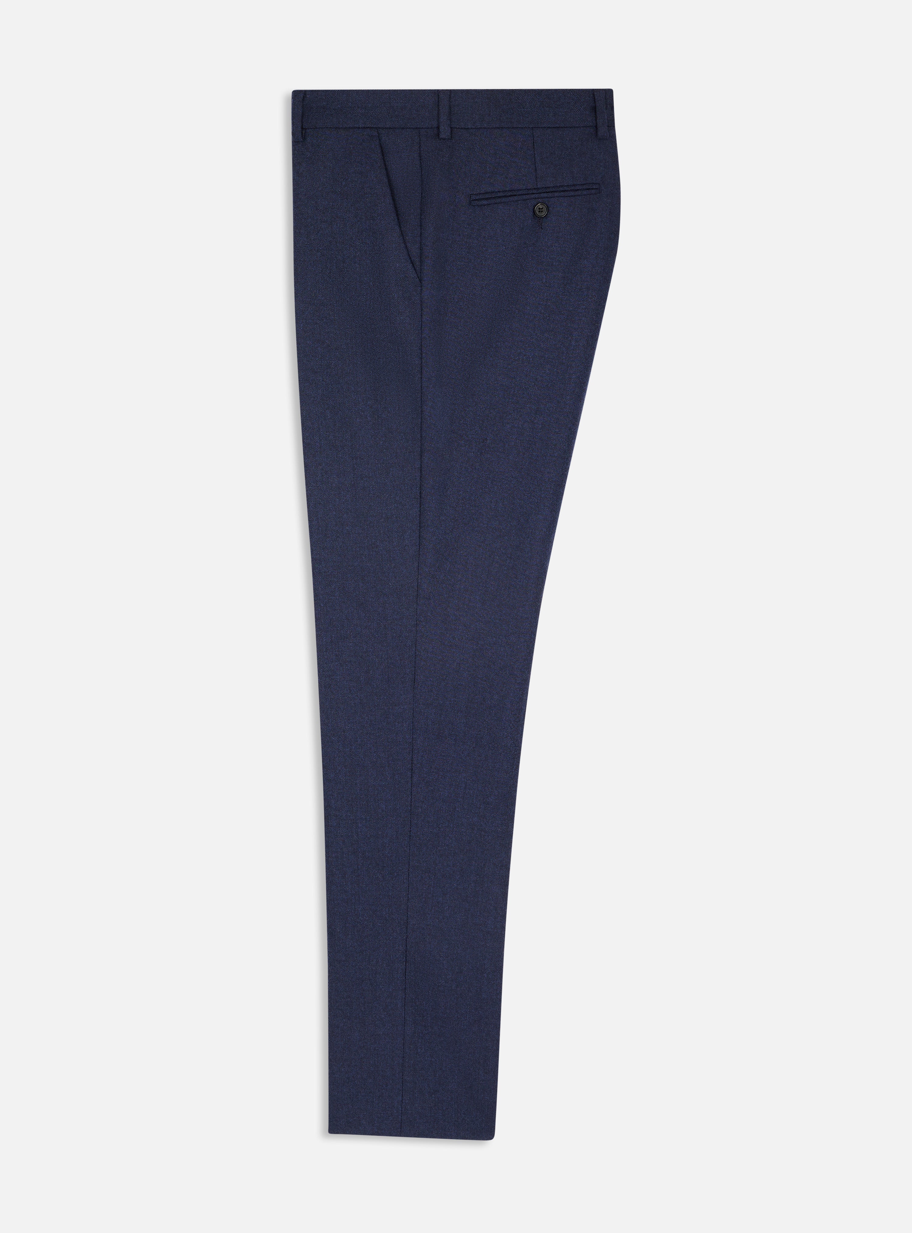 Navy Flannel Suit Pants-8