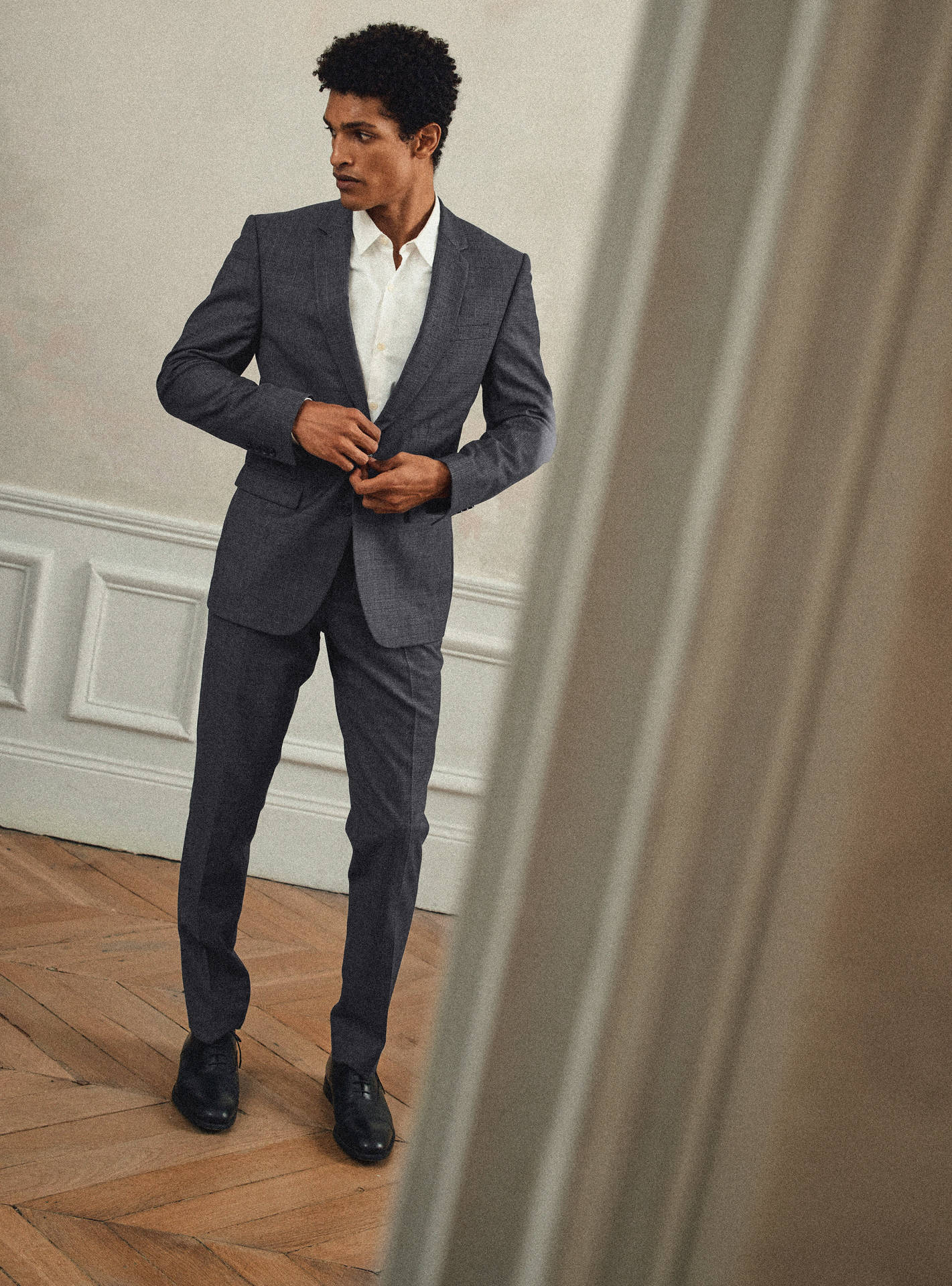 Gekko Grey suit pants-3