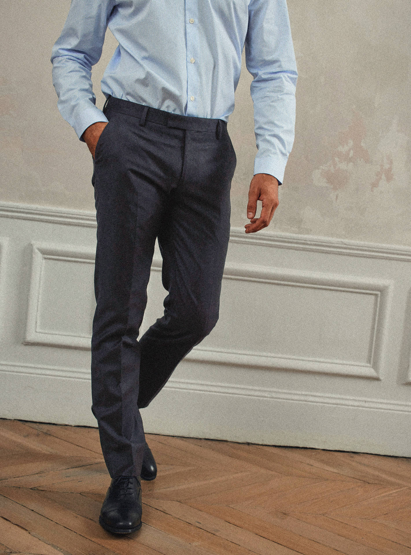 Pantalon de costume Gekko Mixed Navy