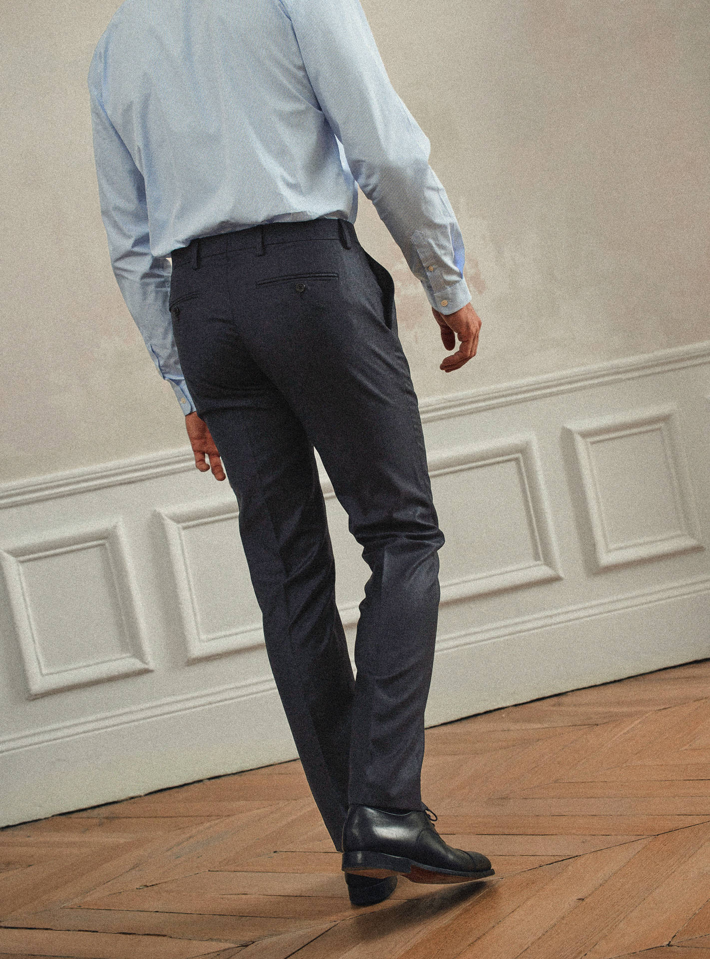 Pantalon de costume Gekko Mixed Navy-2