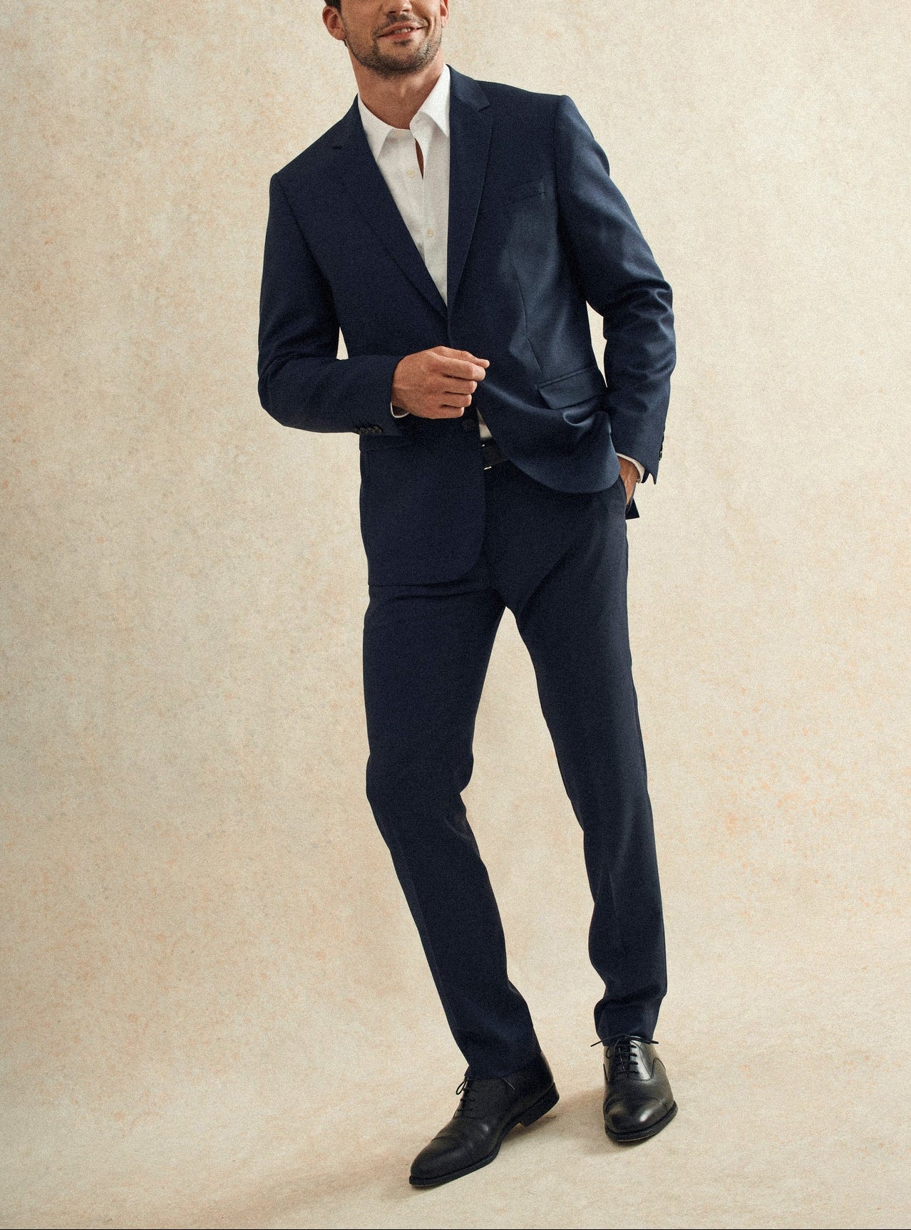 Pantalon de costume Jones Navy-3