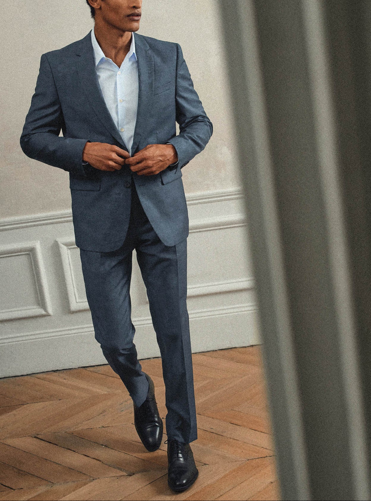 Pantalon de costume Jones Blue-4