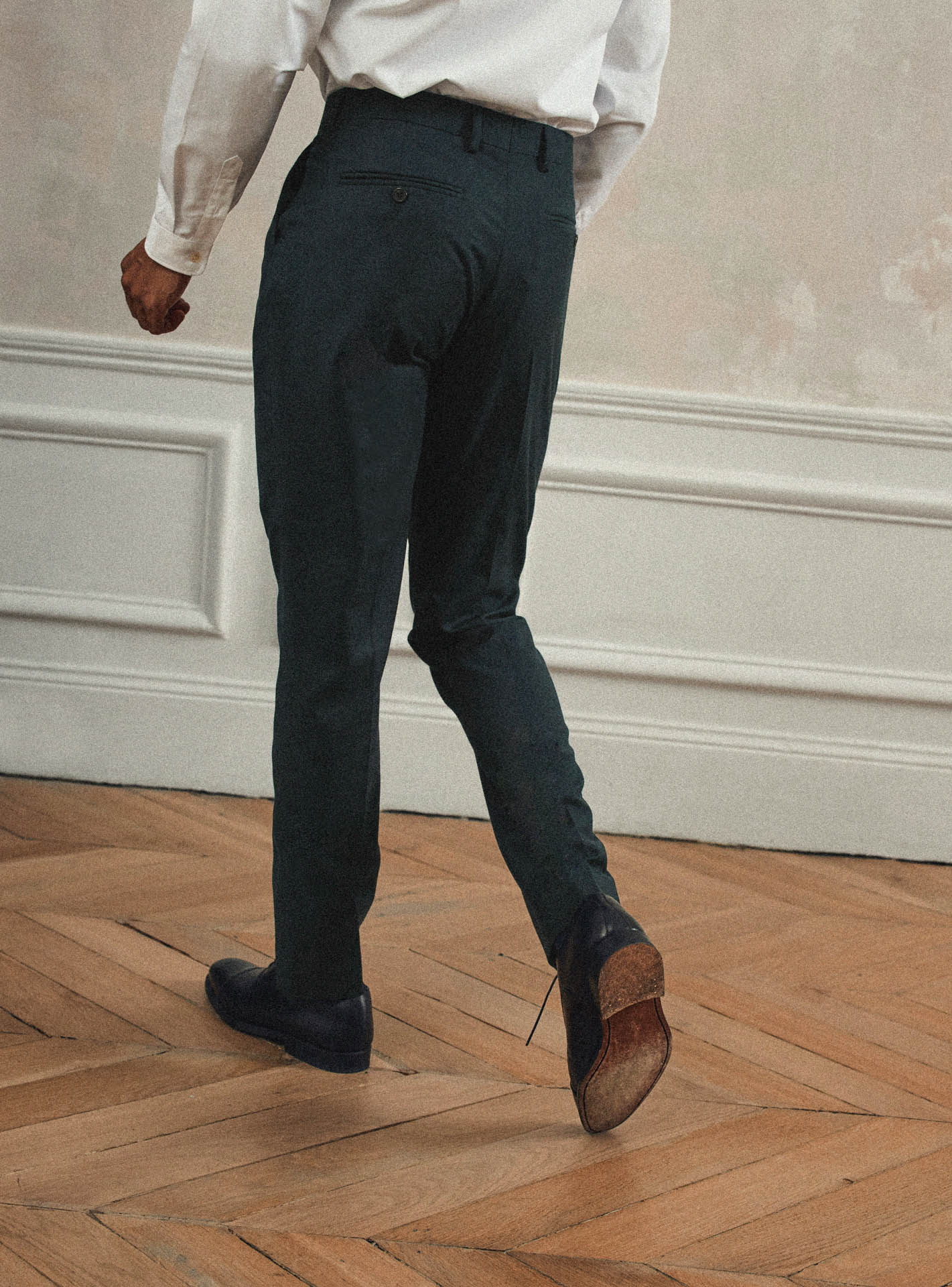 Gekko Green Suit Trousers-2