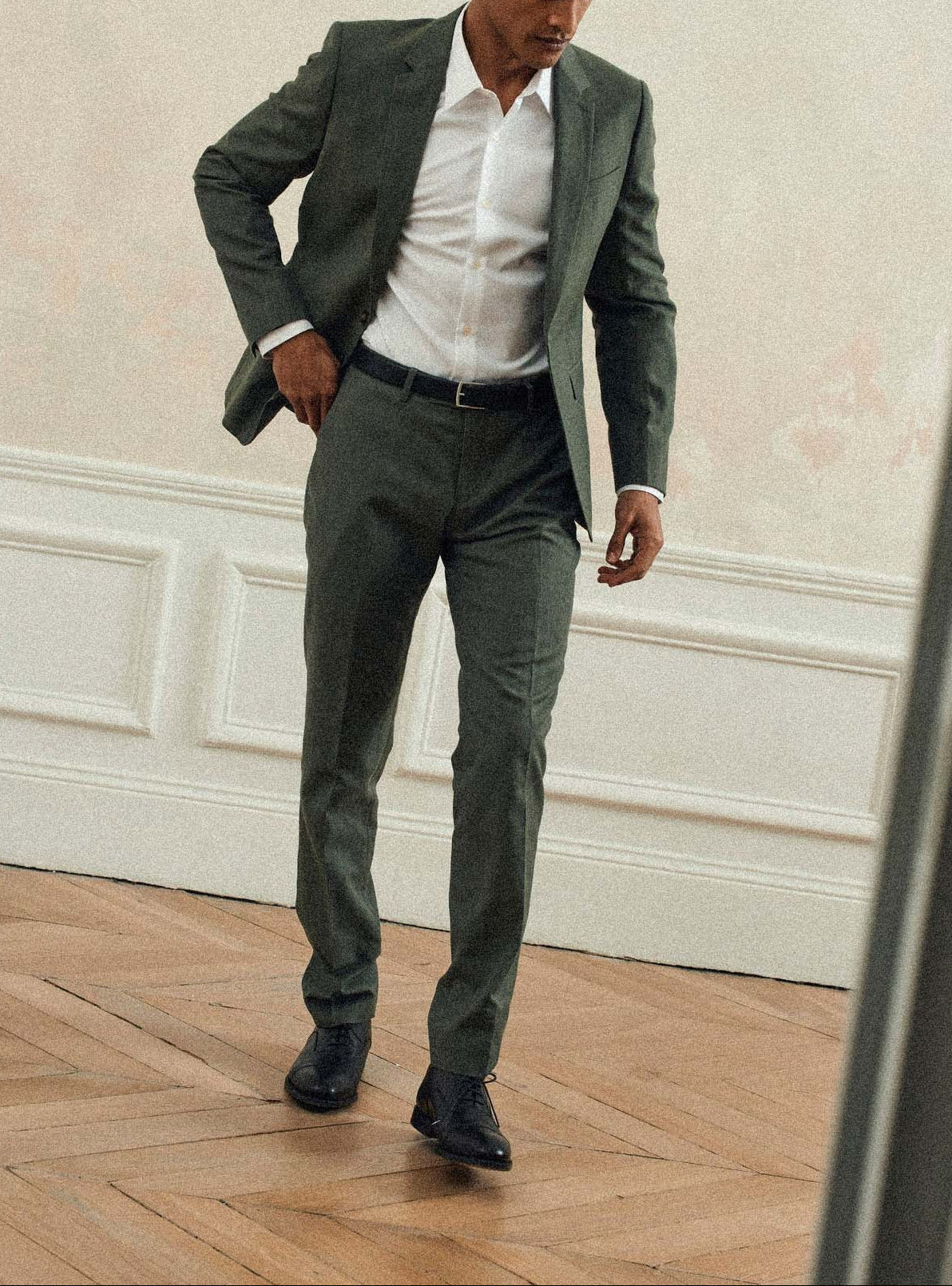 Pantalon de costume Jones Khaki-1