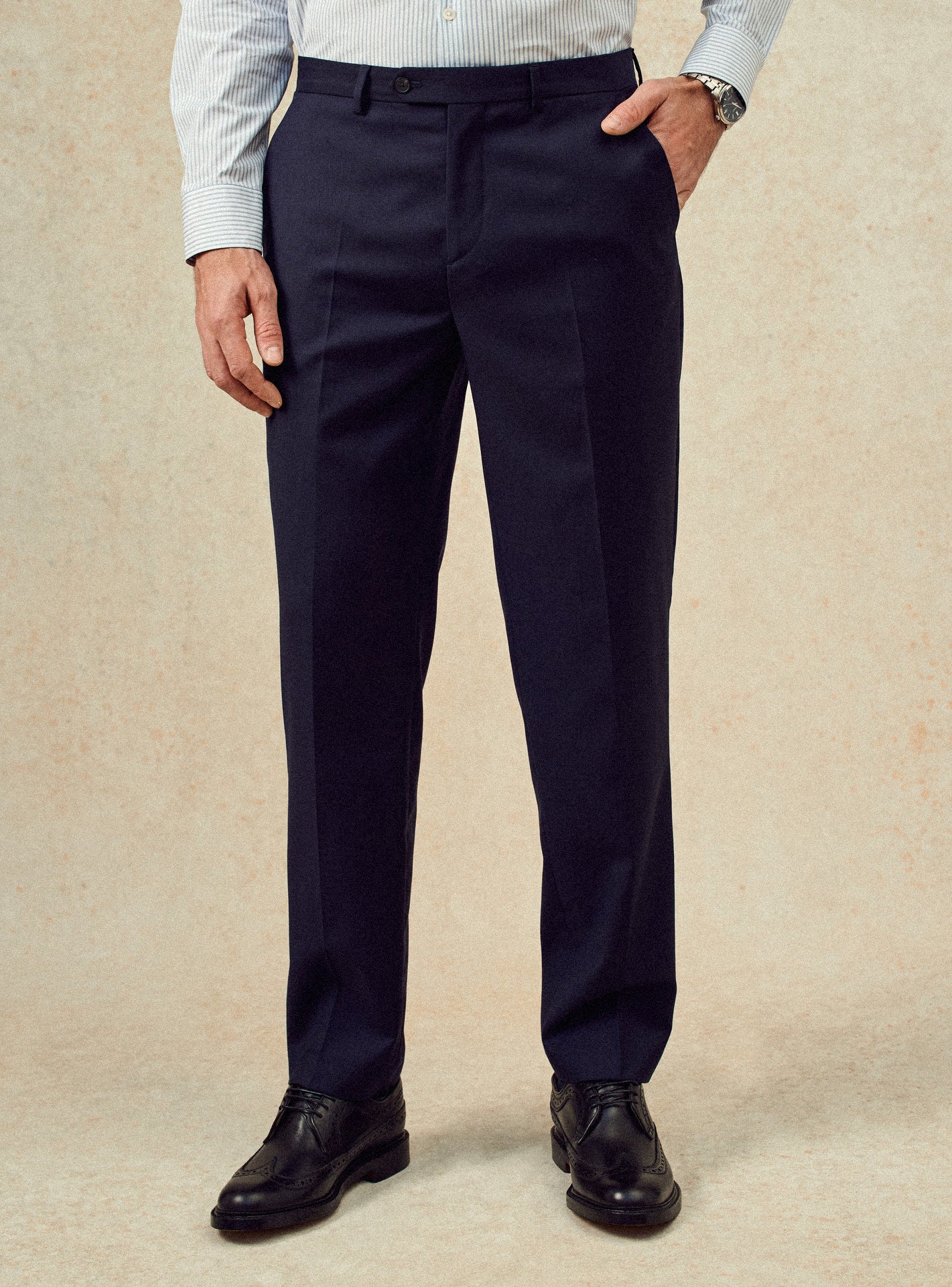 Pantalon de costume Clark Navy-2